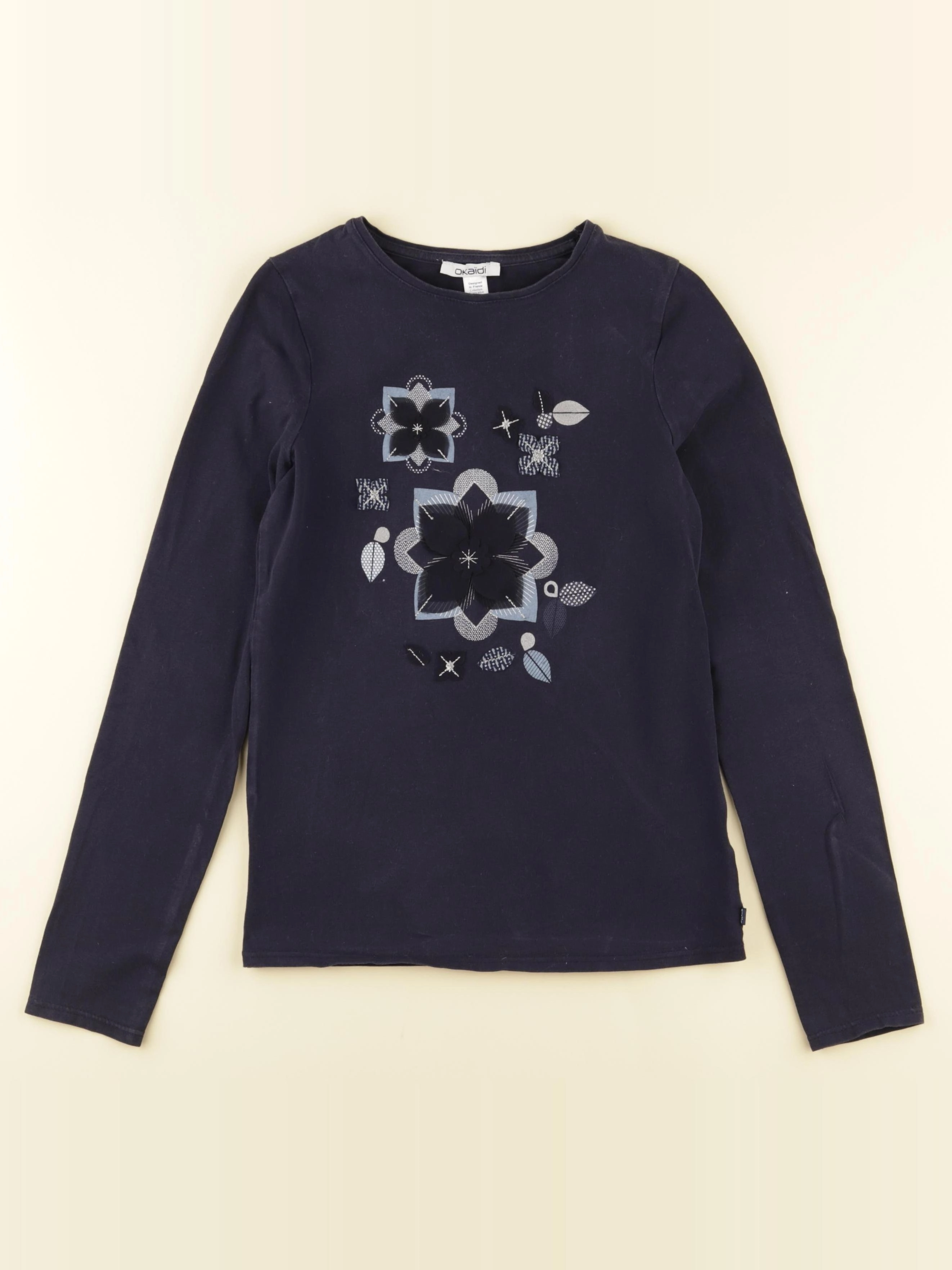 Okaidi - tee-shirt bleu - 12 ans