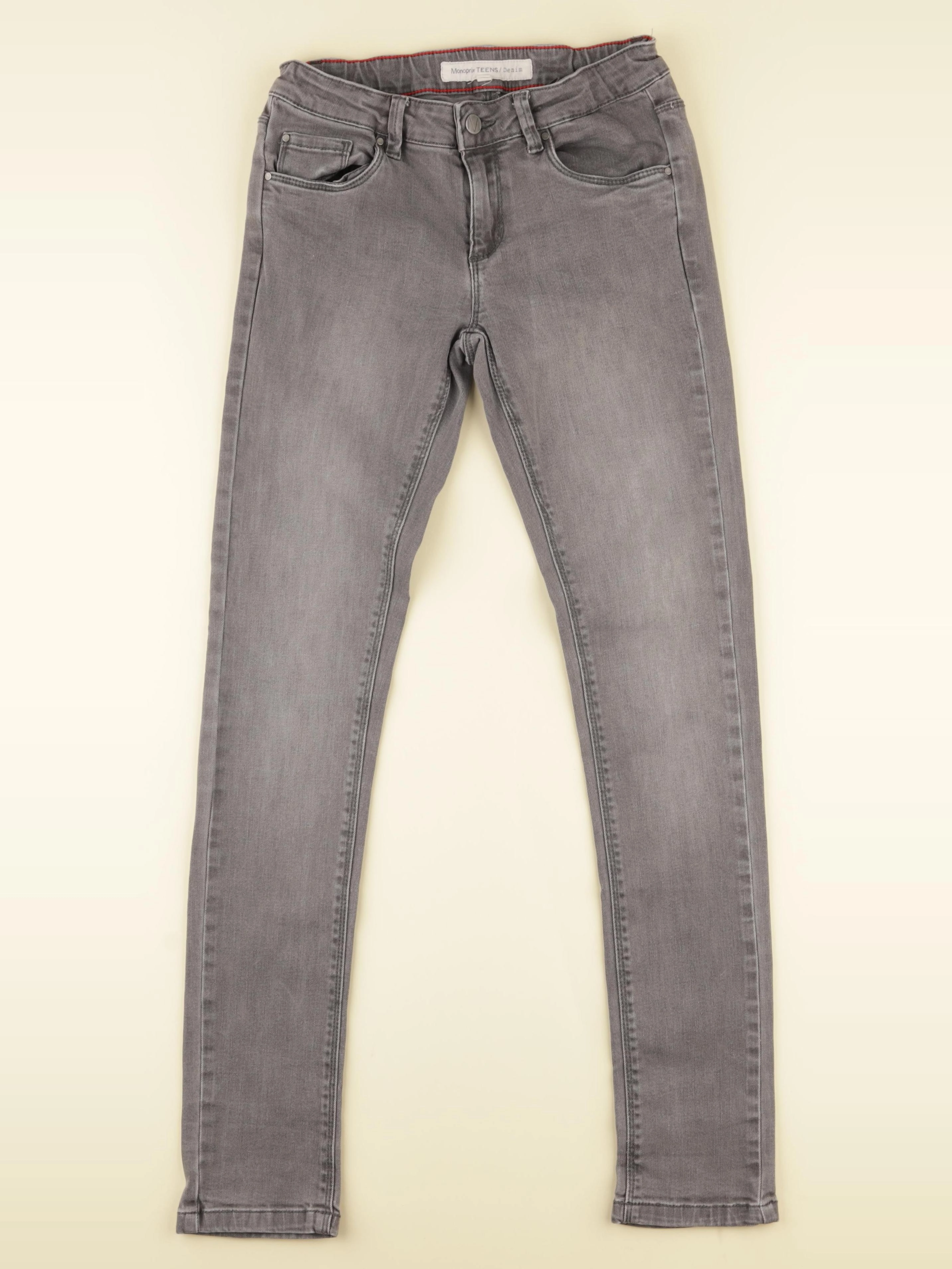 Monoprix - jean gris - 12 ans
