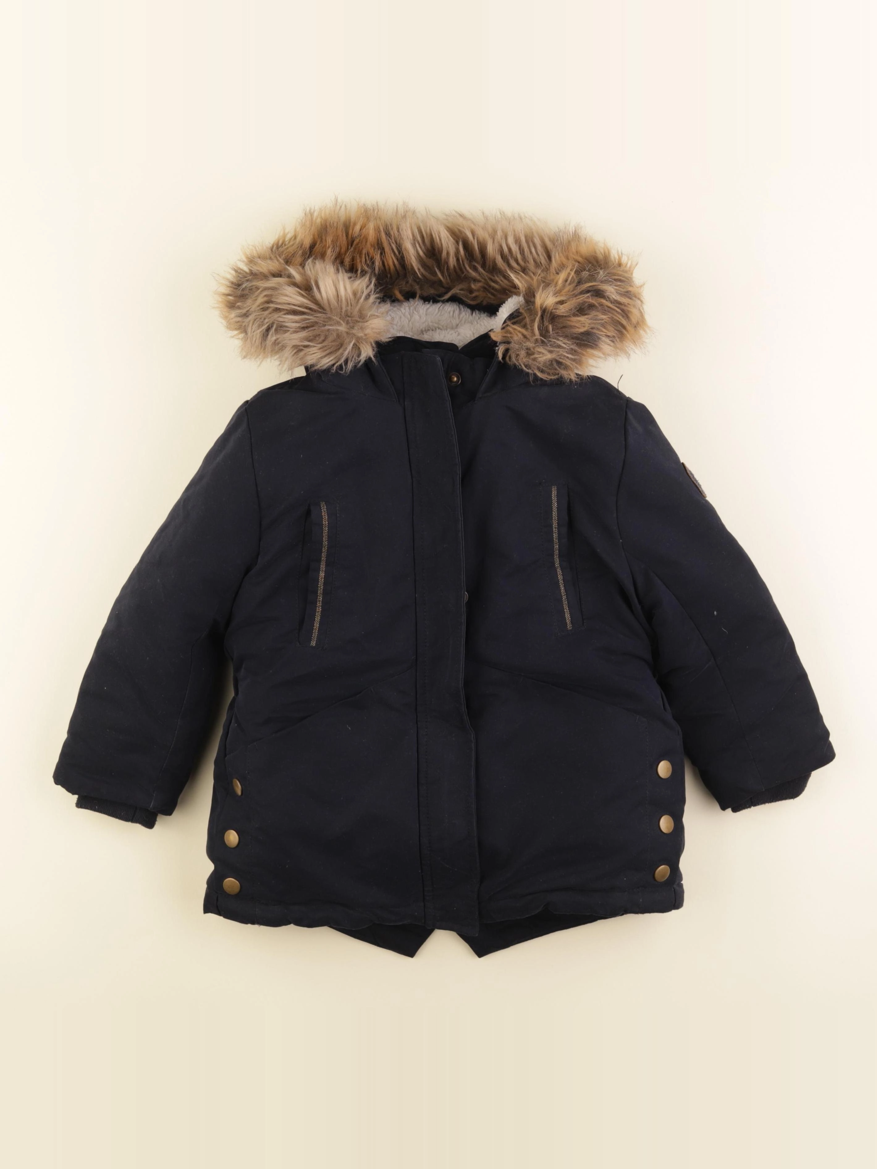 IKKS - parka bleu - 4 ans