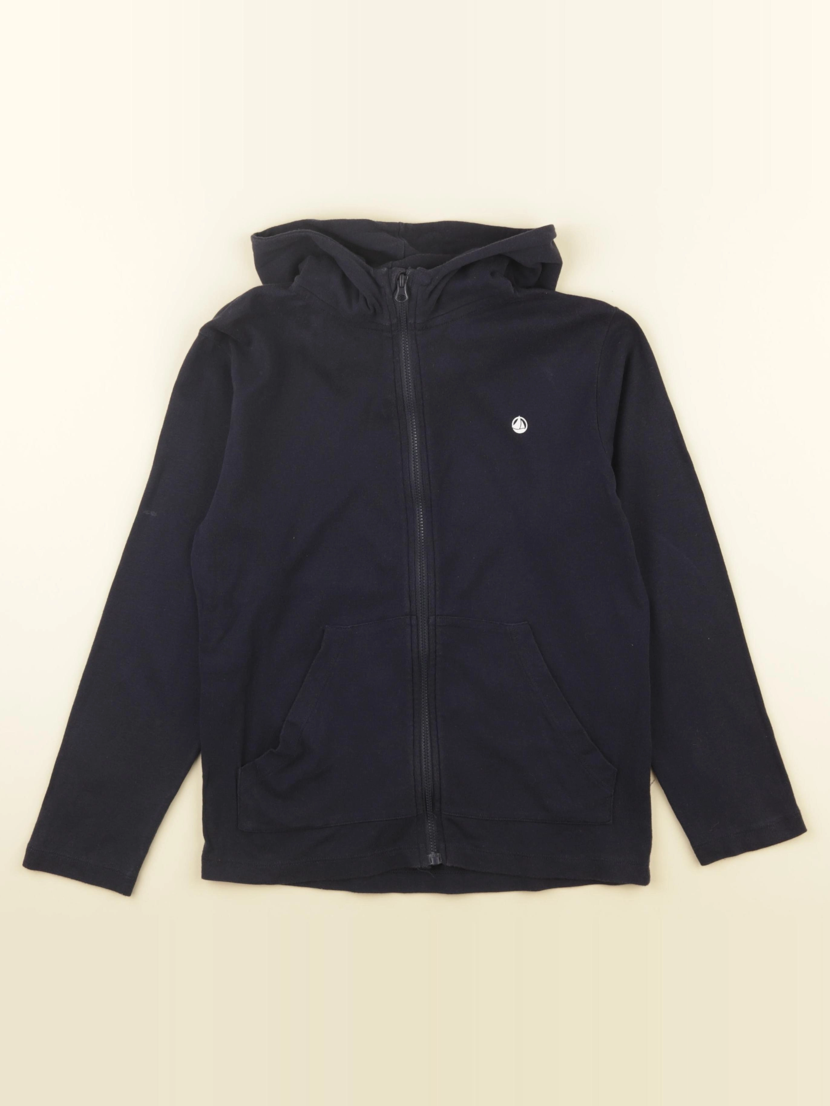 Petit Bateau - gilet bleu - 10 ans