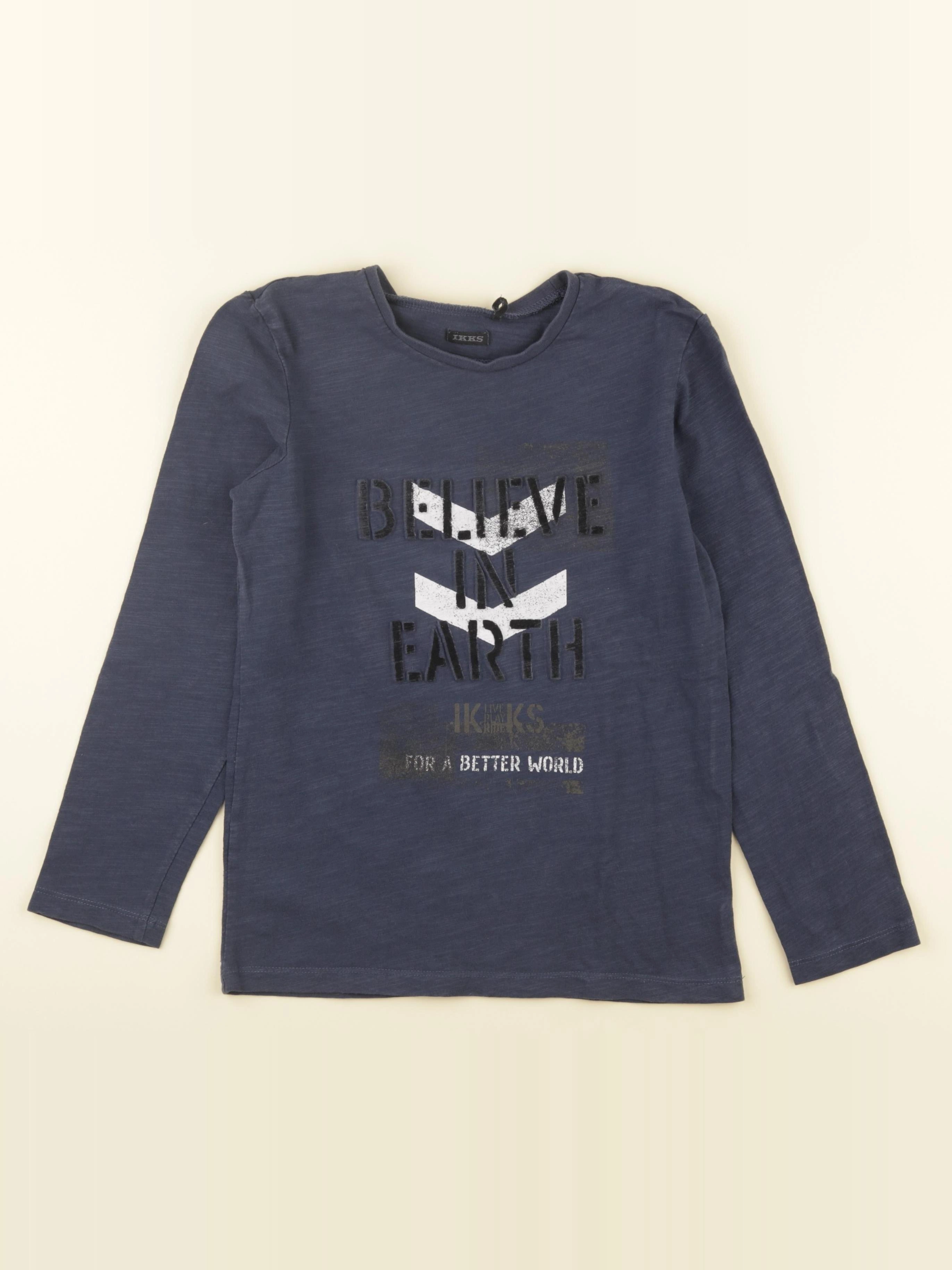 IKKS - tee-shirt bleu - 10 ans