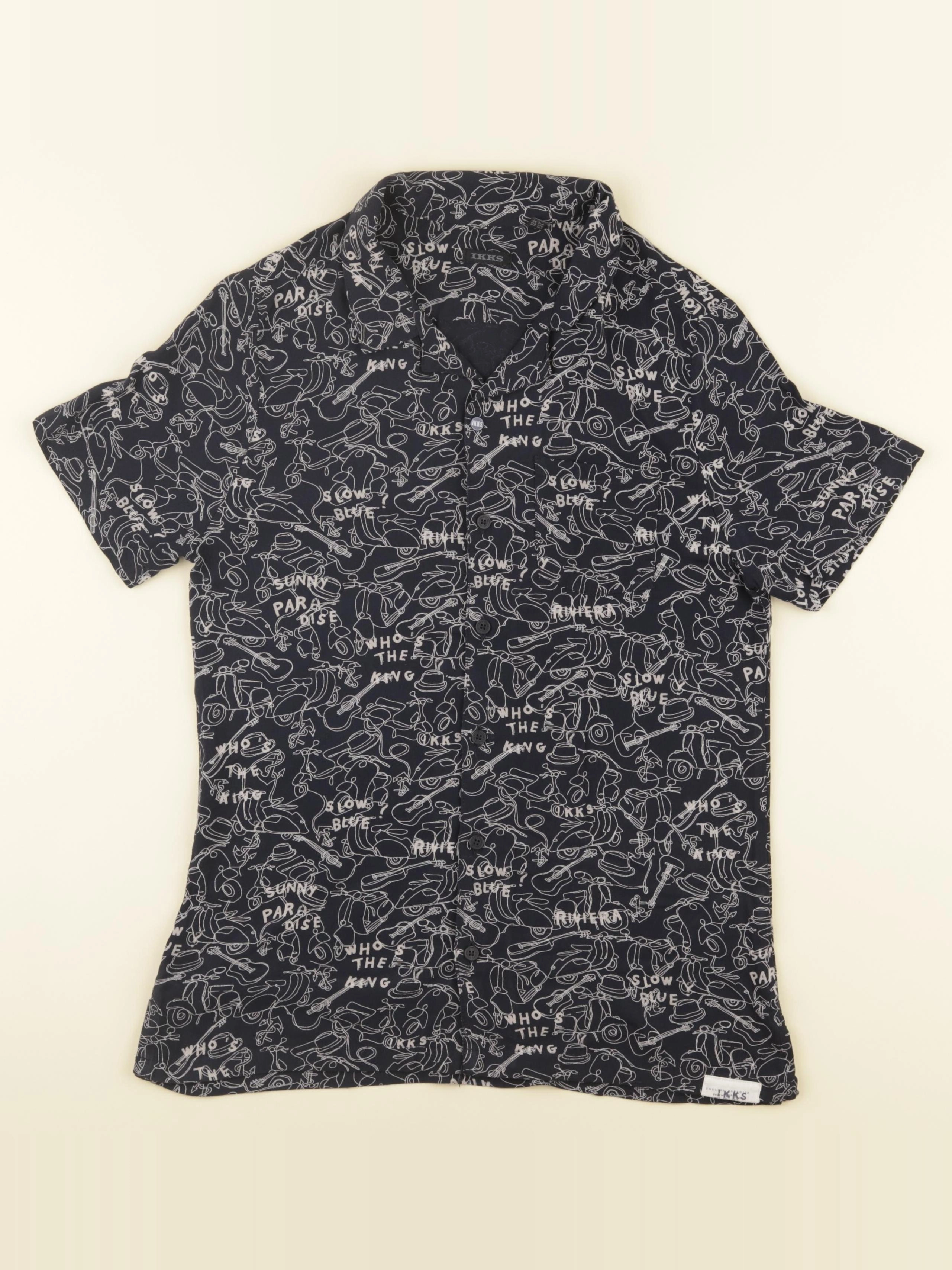 IKKS - chemise bleu - 12 ans