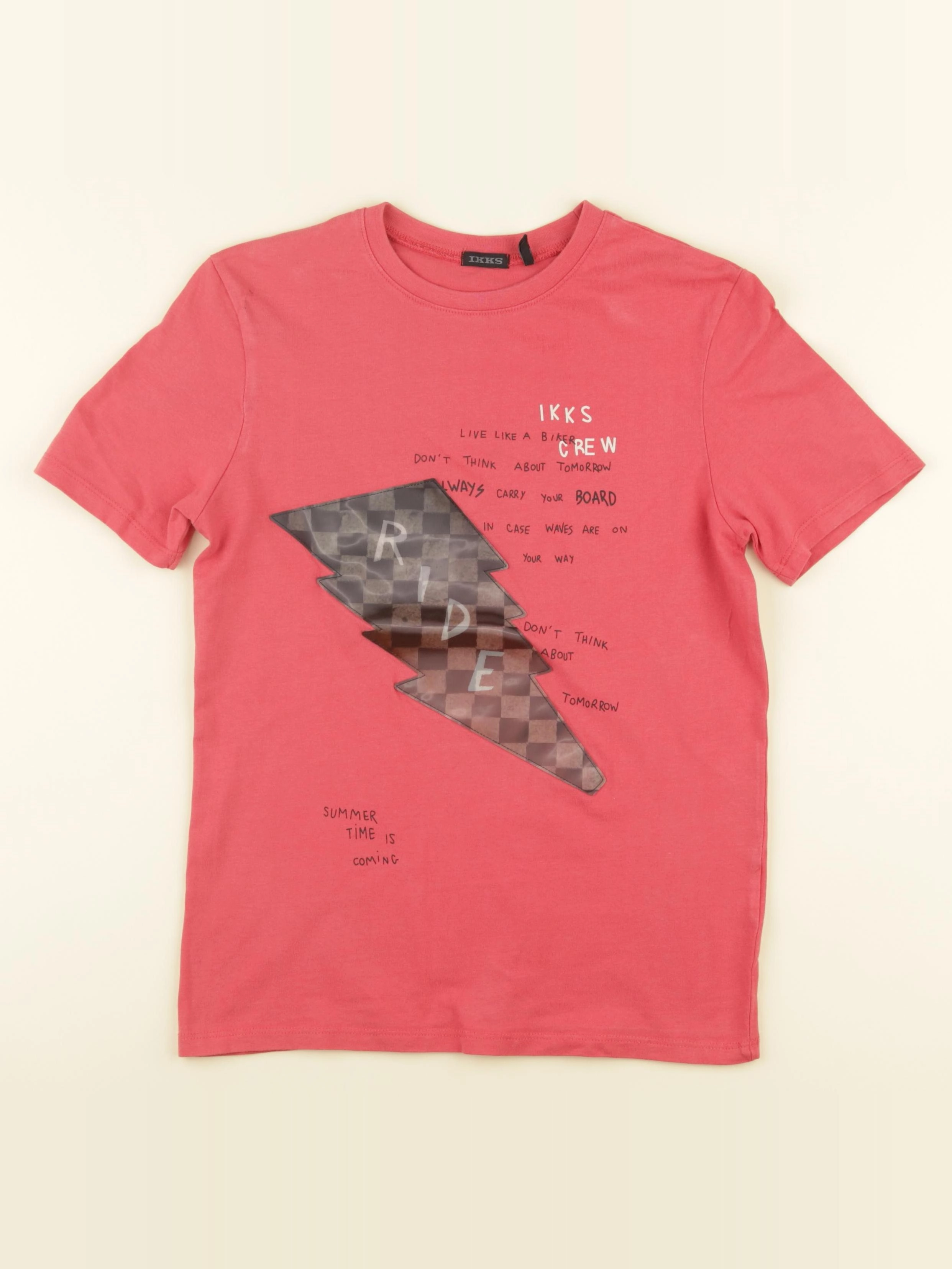 IKKS - tee-shirt rouge - 12 ans