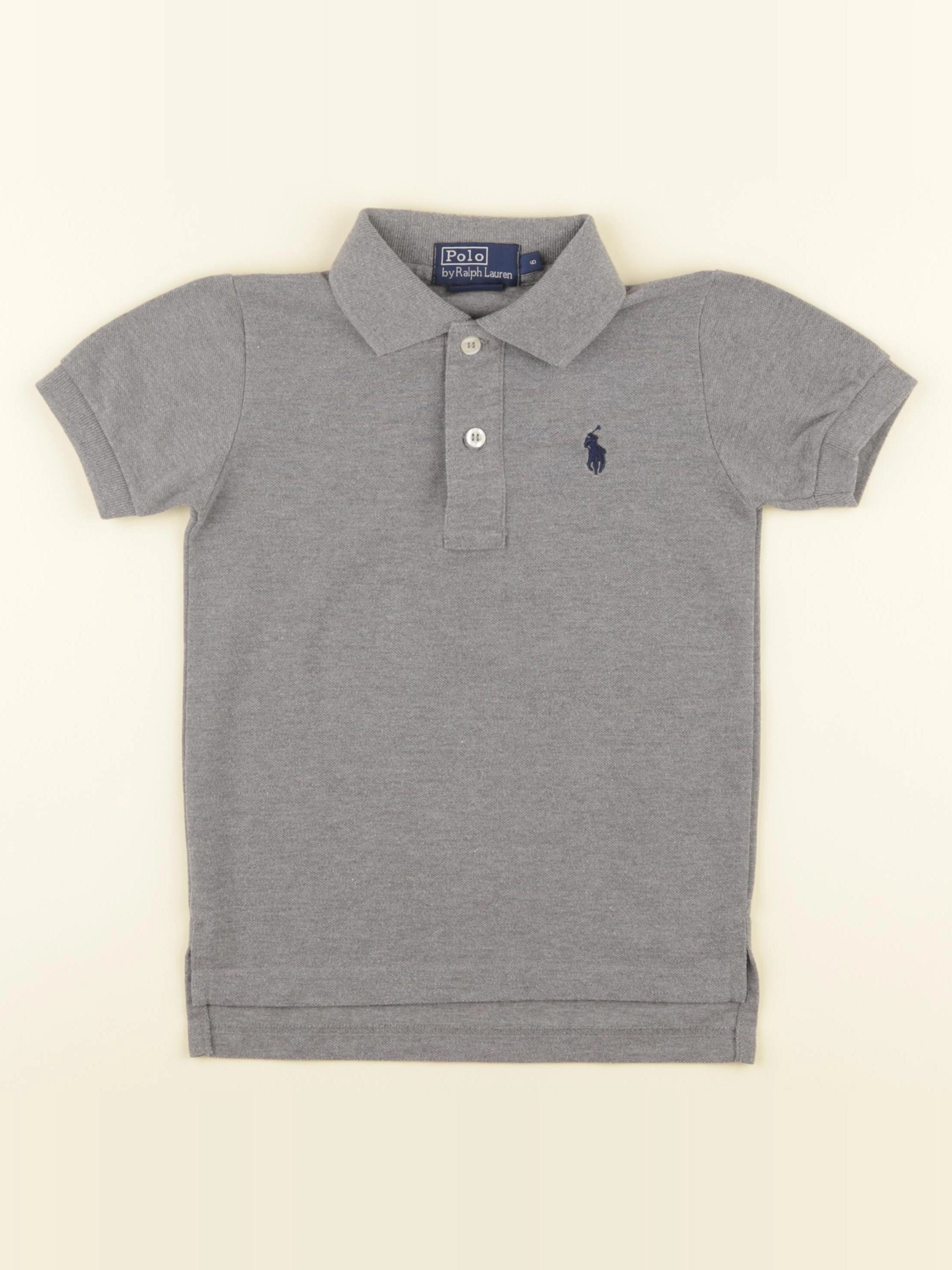 Ralph Lauren - polo gris - 6 ans