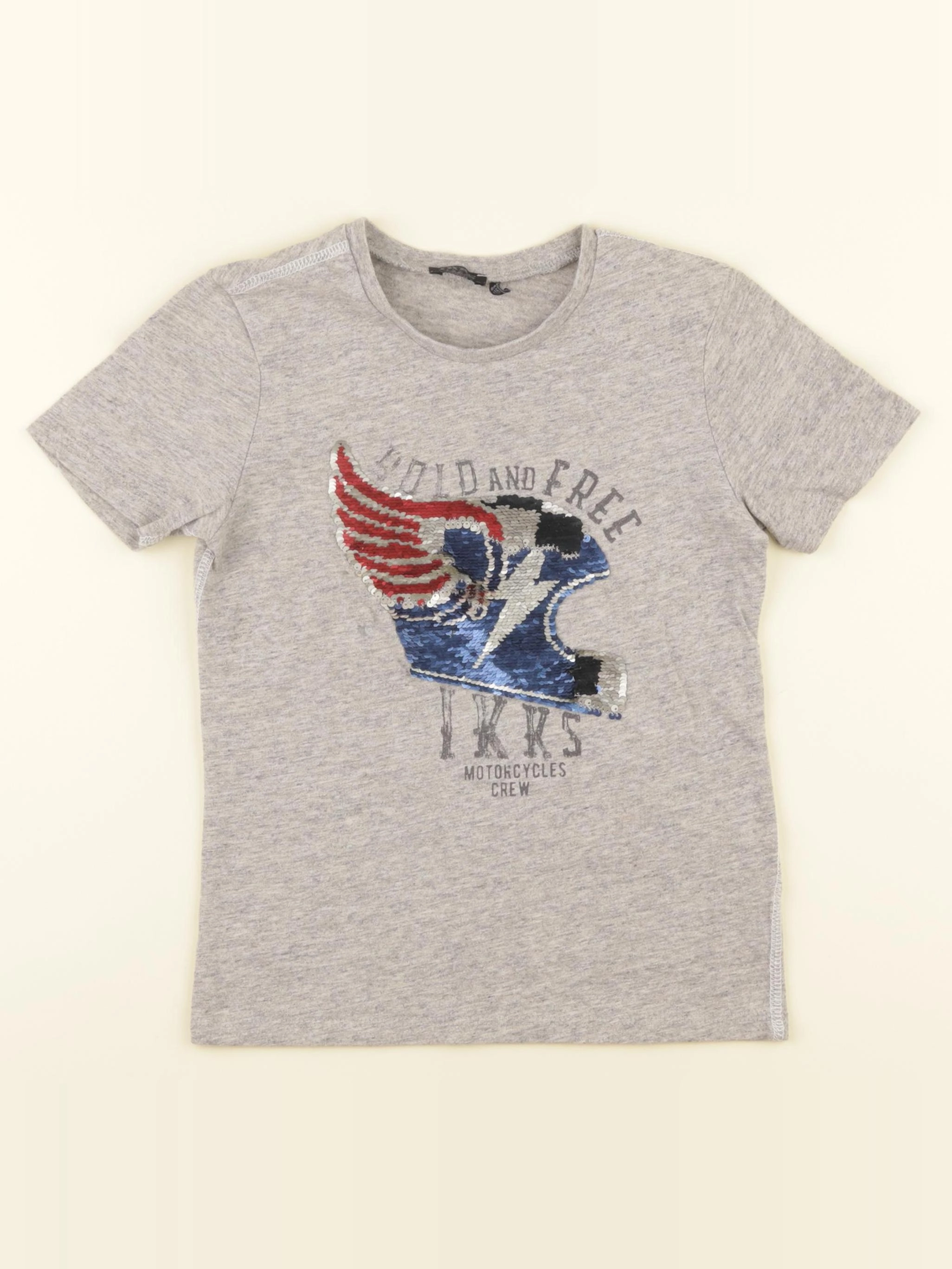 IKKS - tee-shirt gris - 6 ans