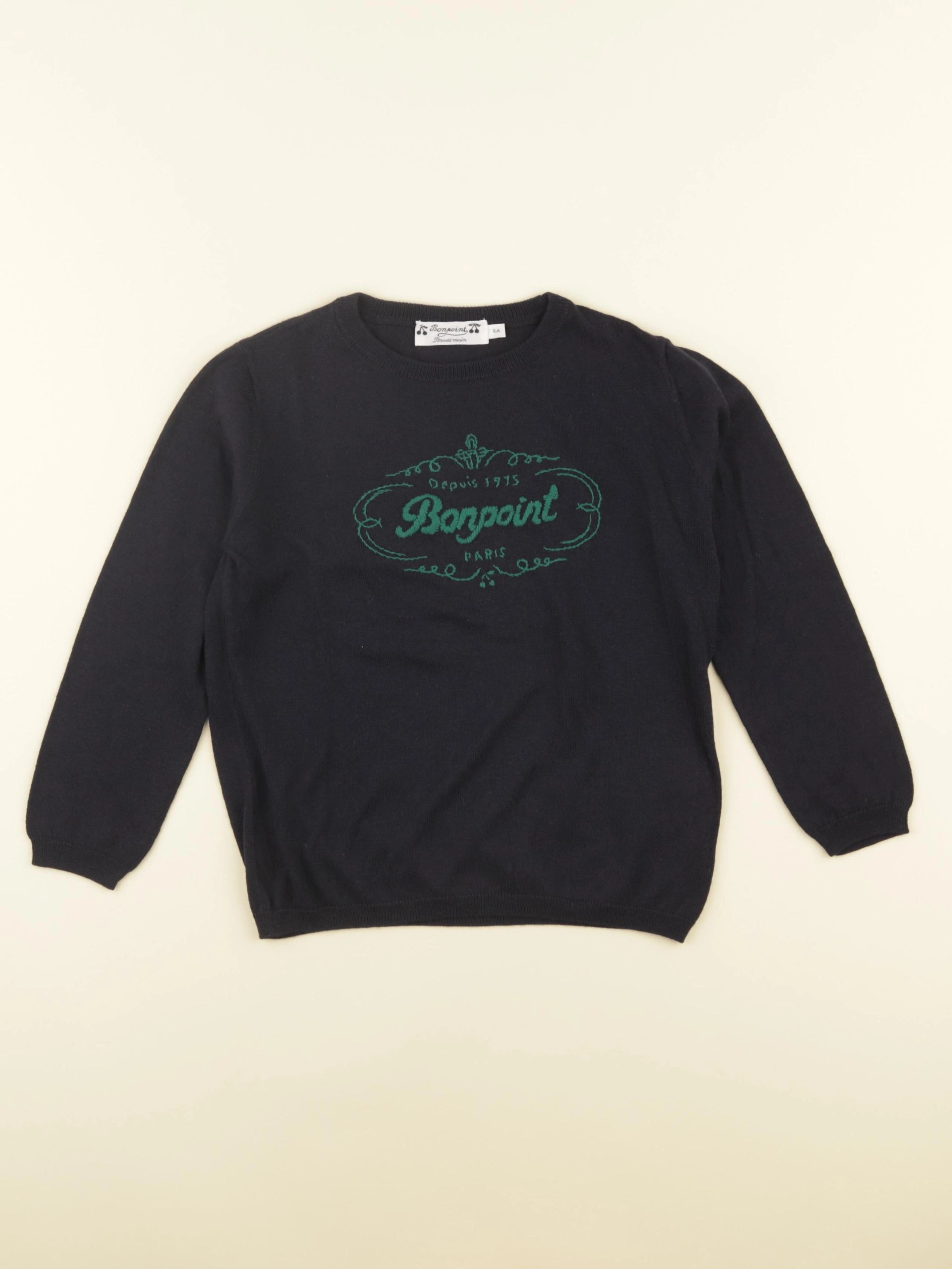 Bonpoint - pull bleu - 8 ans