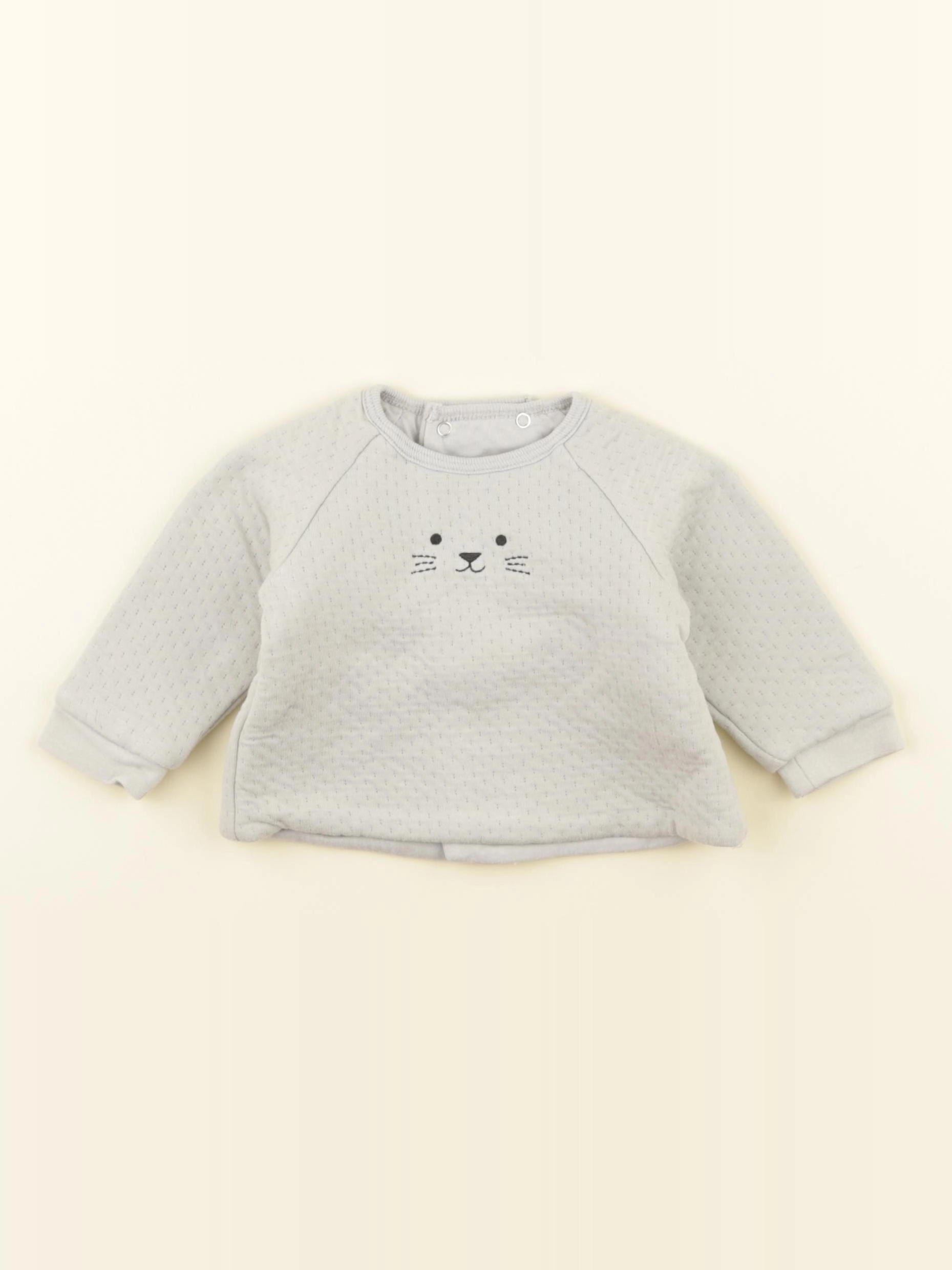 Boutchou - sweat vert - 3 mois