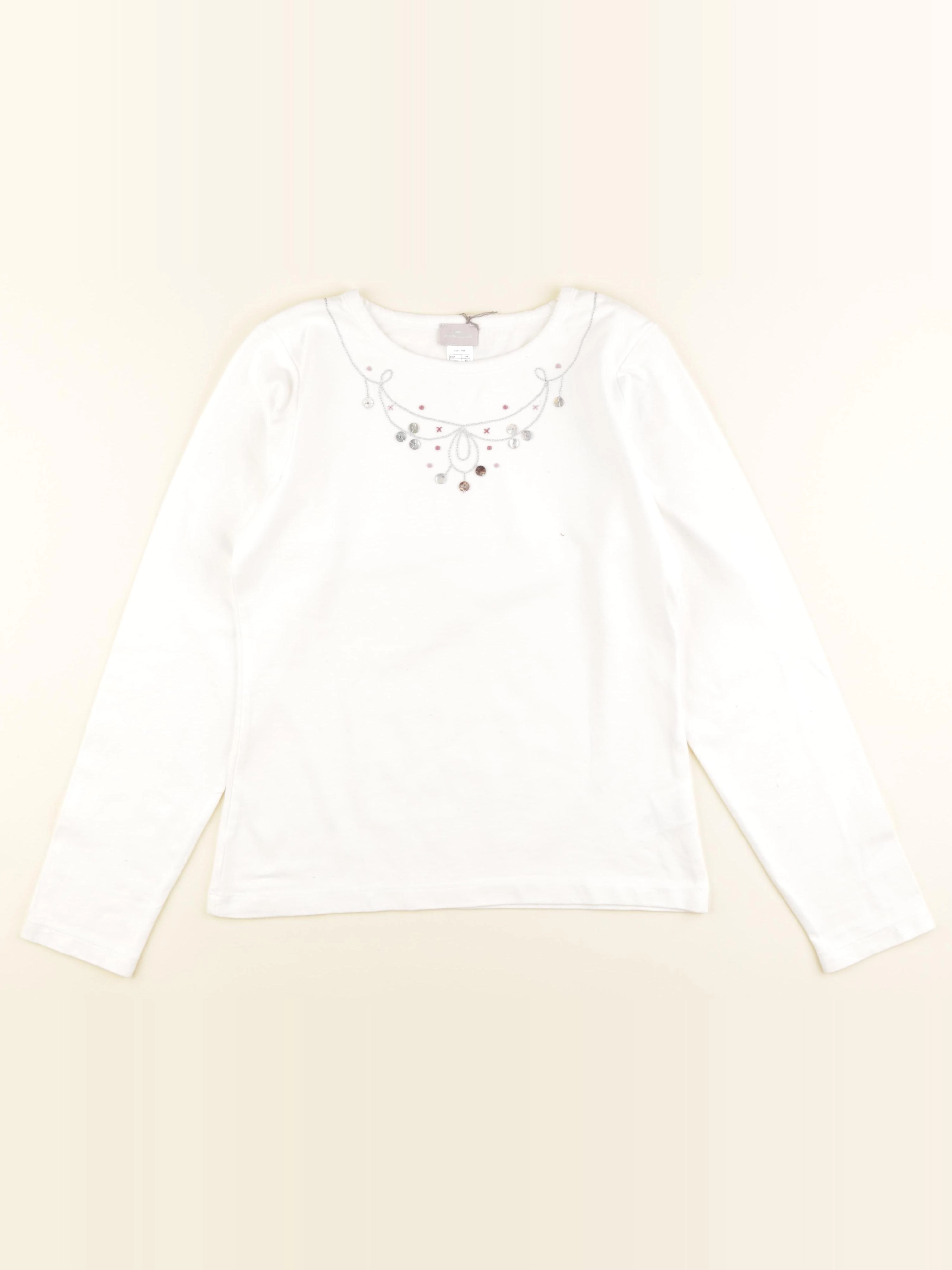 Cyrillus - tee-shirt blanc - 14 ans