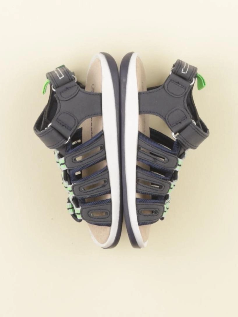 Vertbaudet - sandales bleu, vert - pointure 24