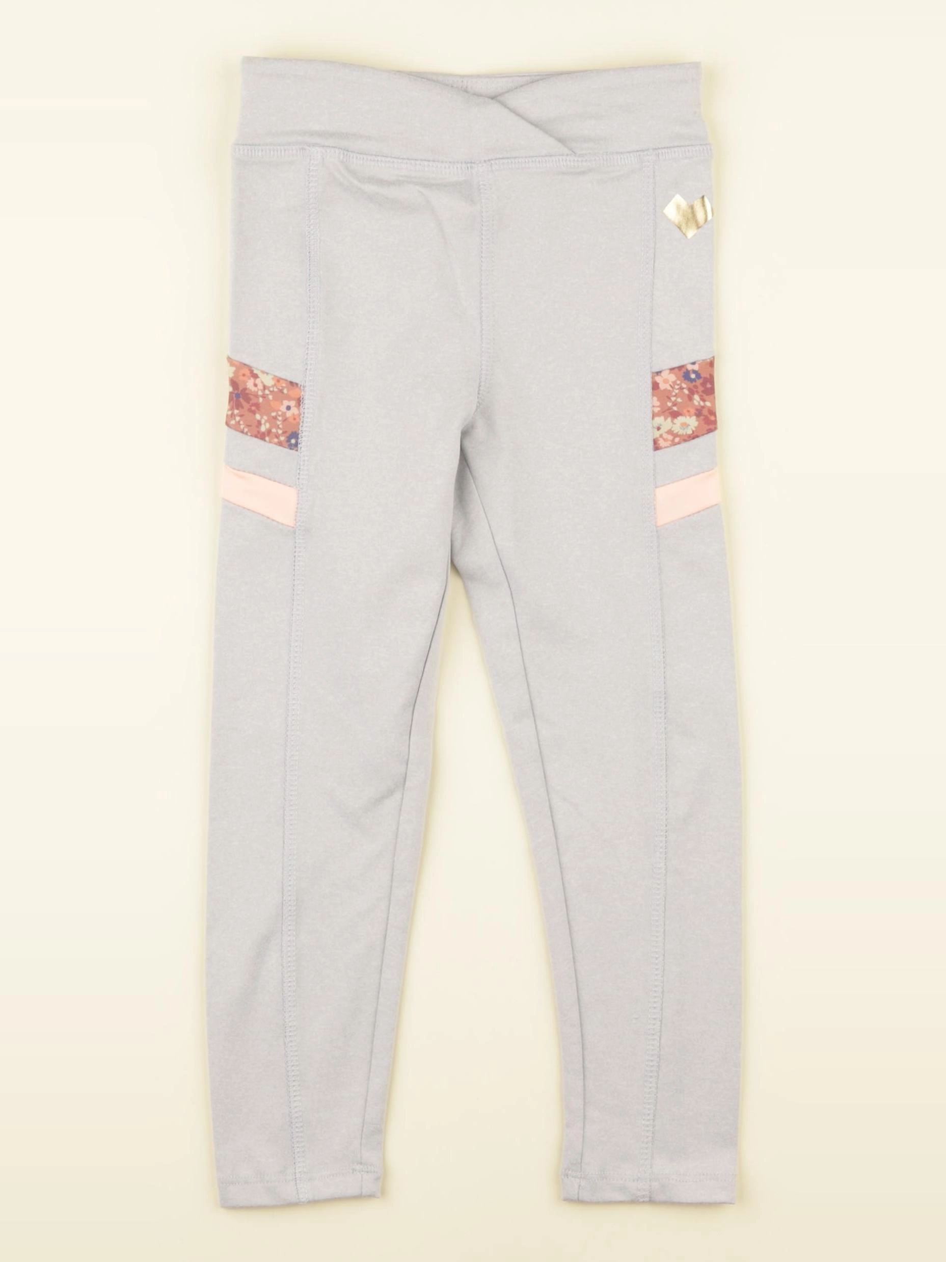 Vertbaudet - legging gris - 4 ans