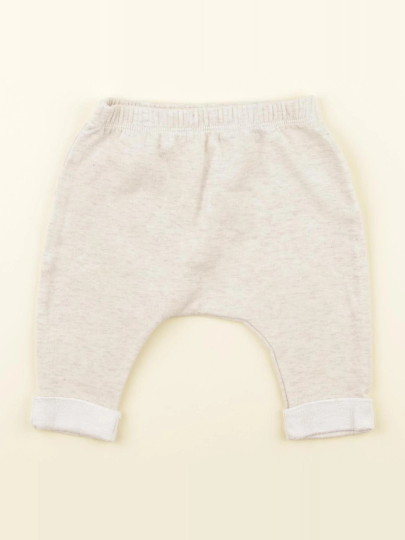 Petit Bateau - sarouel beige - 3 mois