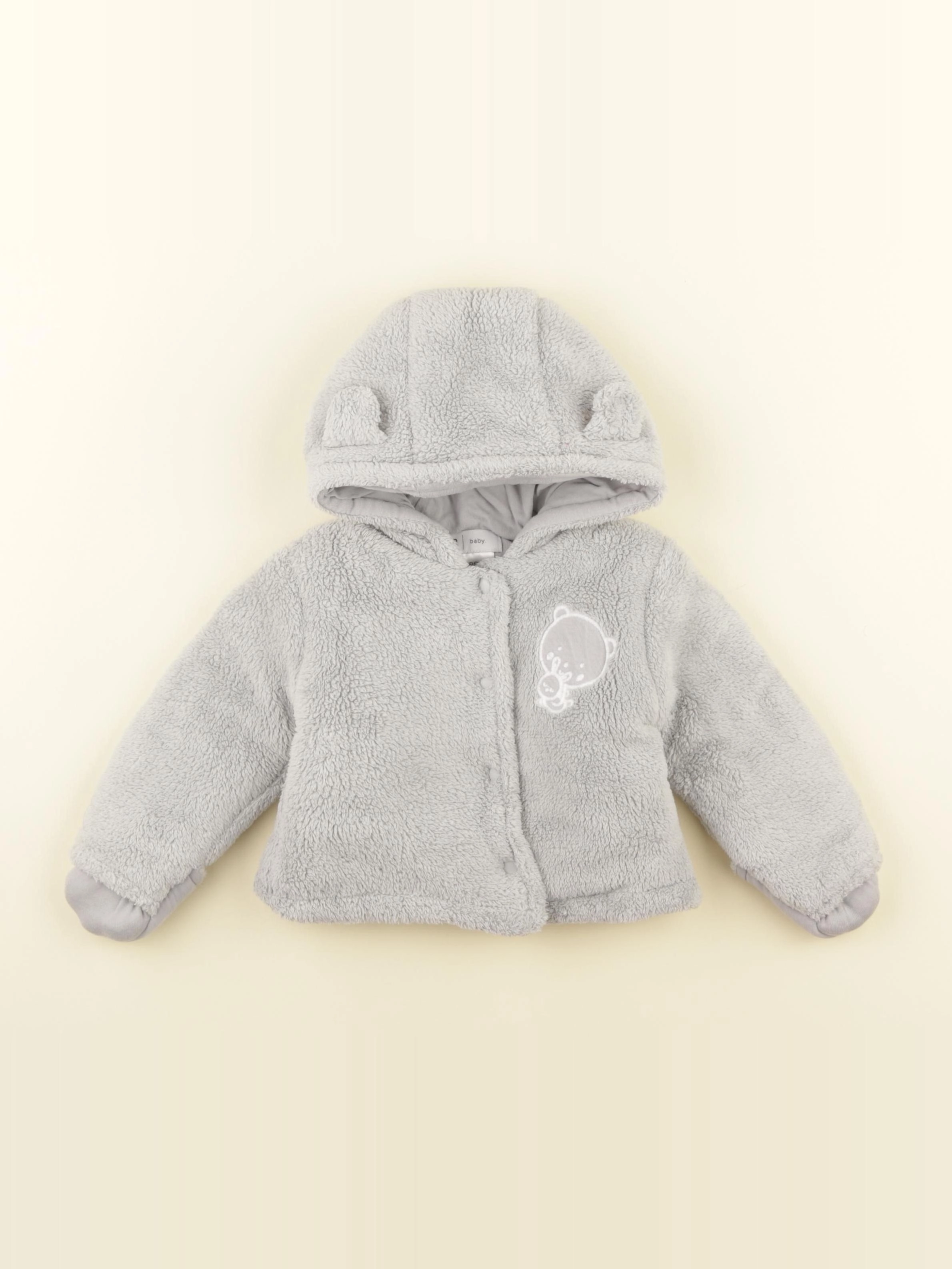 La Redoute - veste doublé bleu - 3 mois