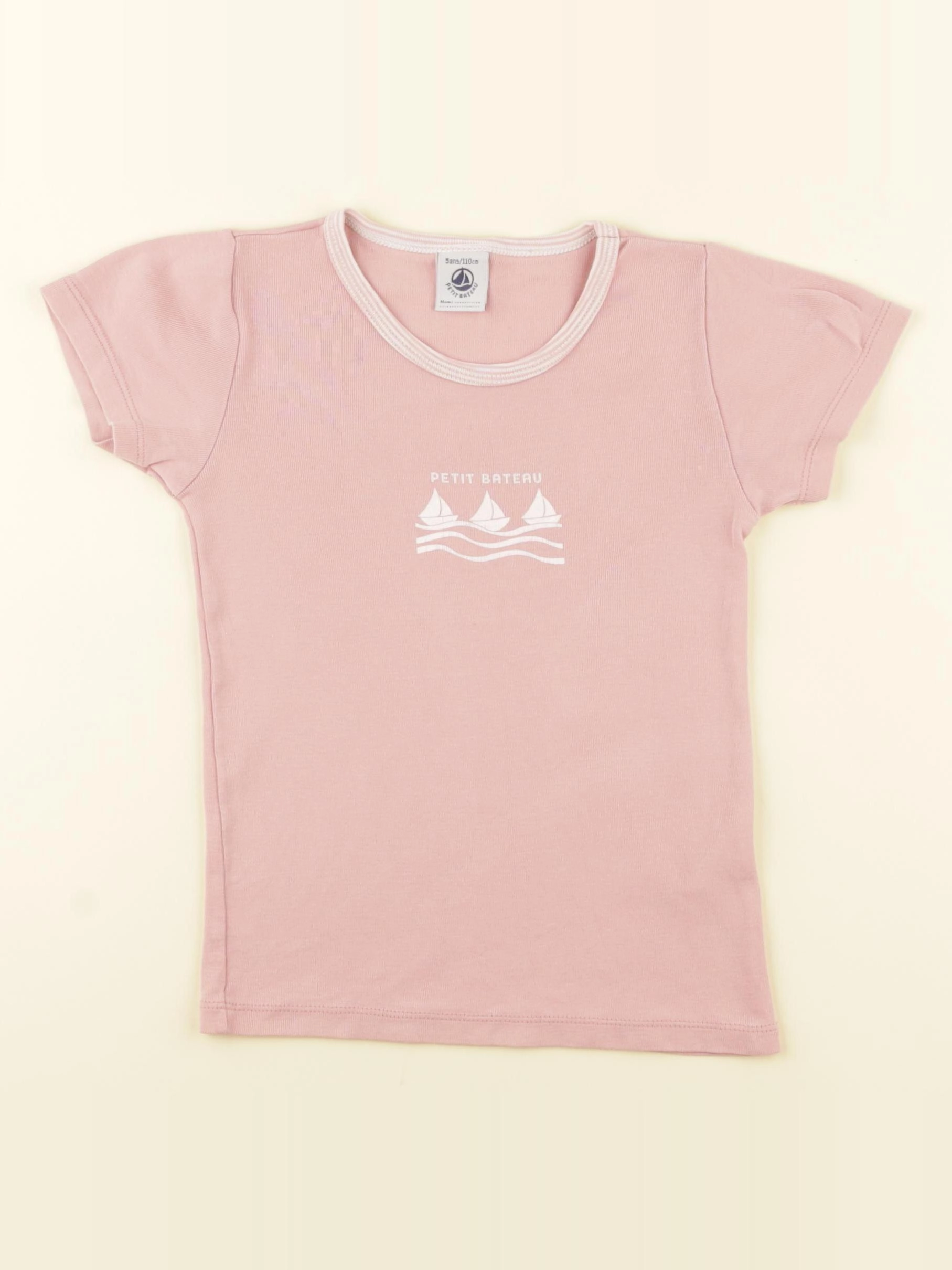 Petit Bateau - maillot de corps rose - 5 ans