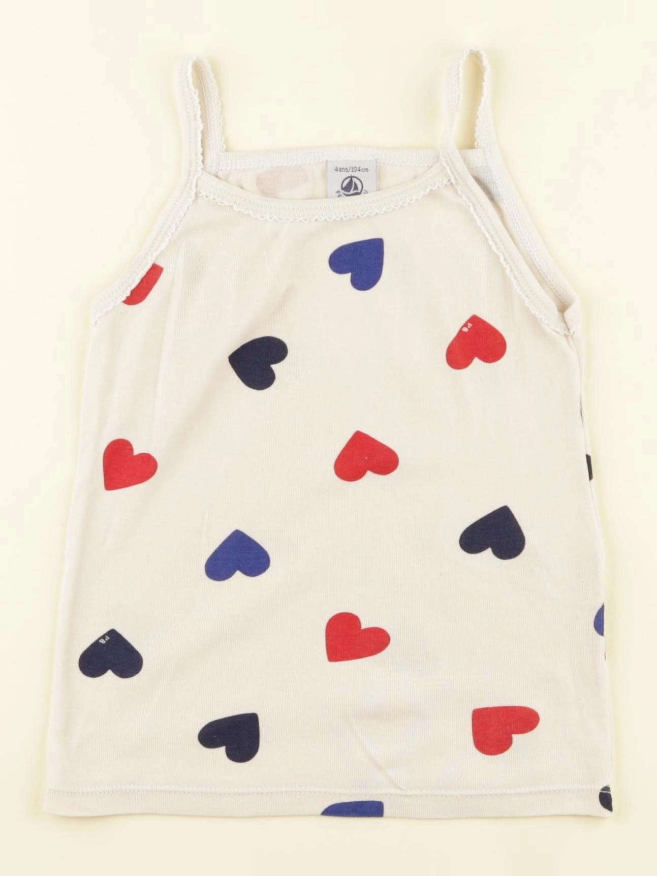 Petit Bateau - maillot de corps beige - 4 ans