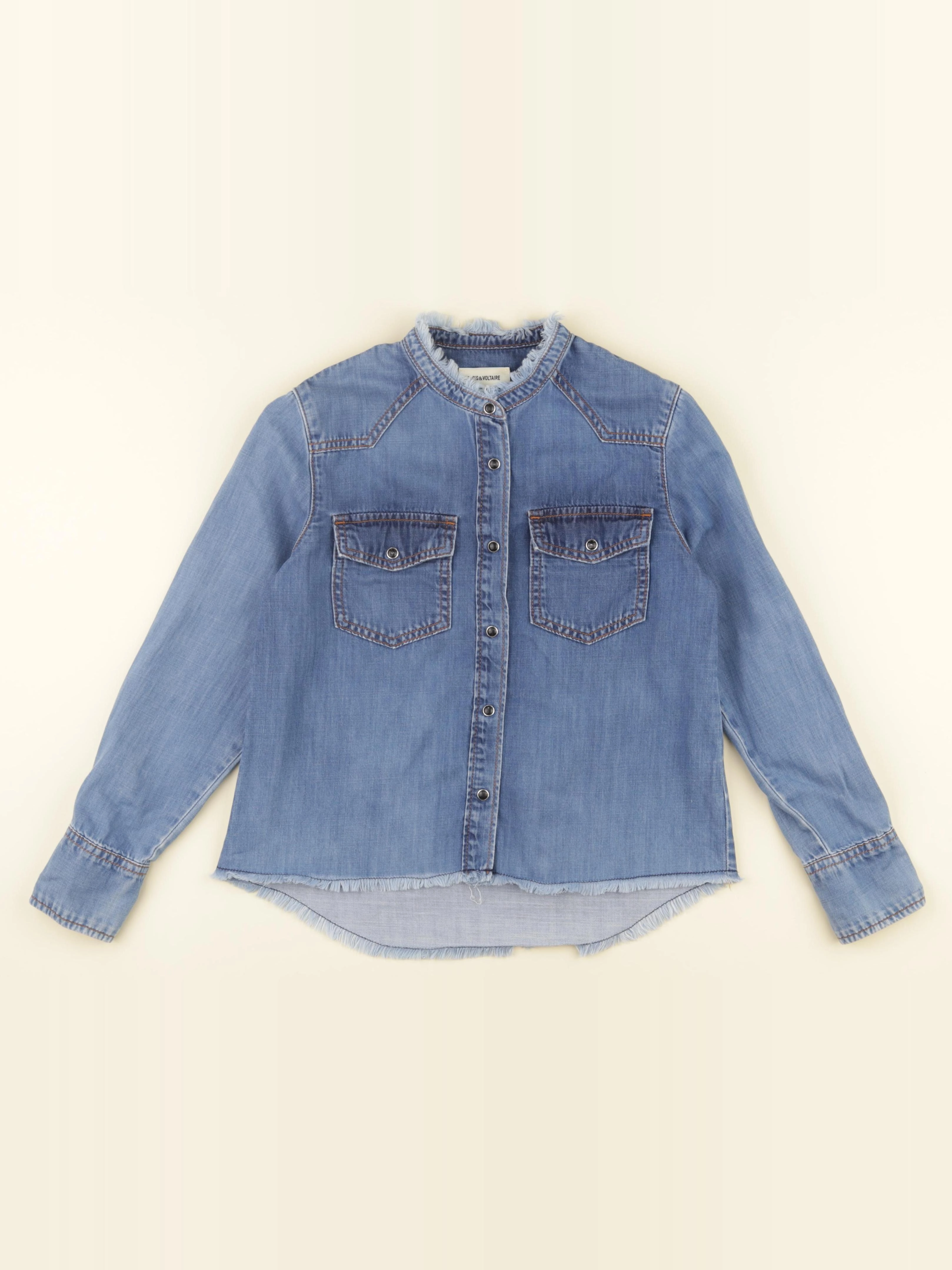 Zadig & Voltaire - chemise bleu - 10 ans