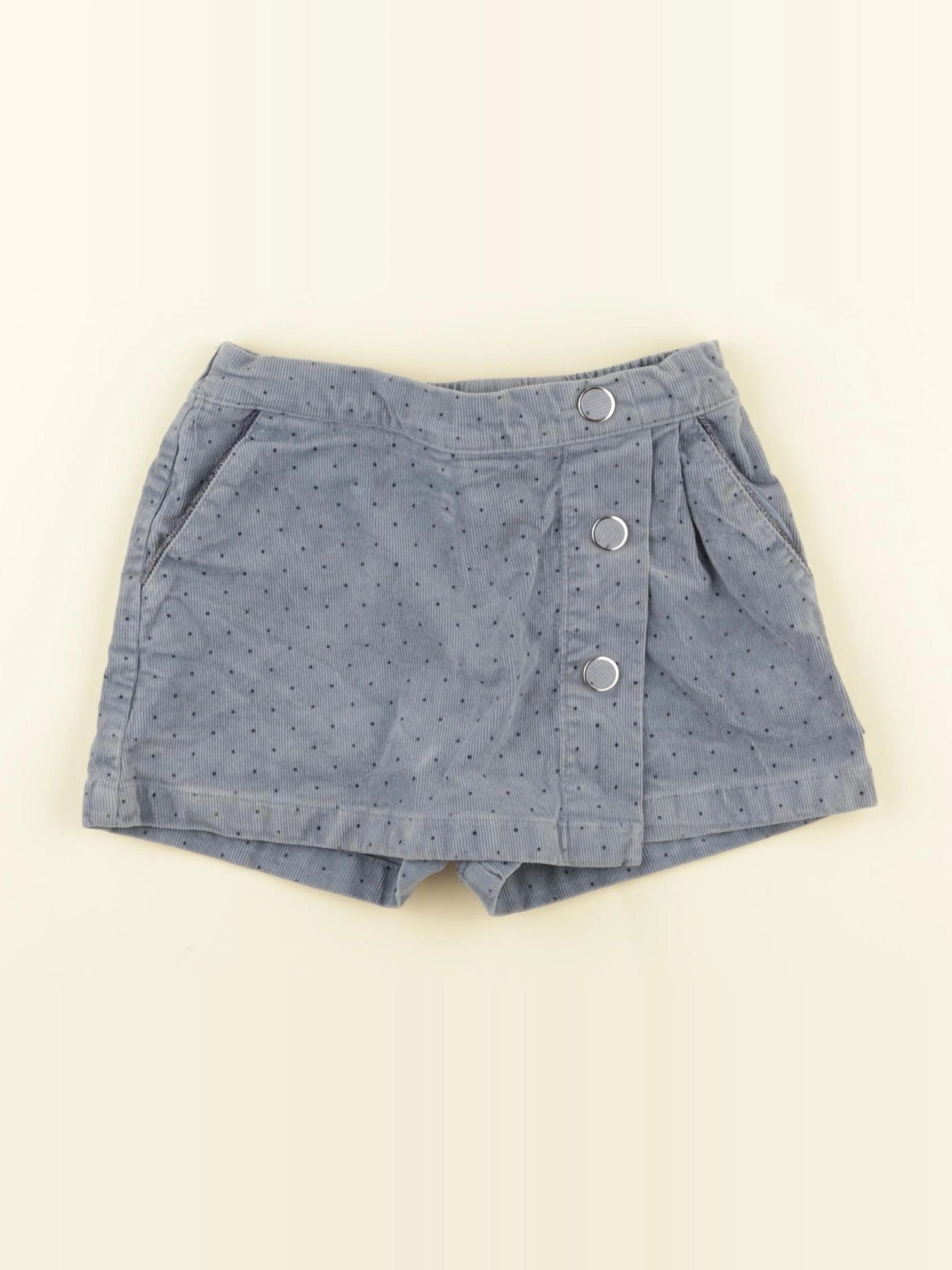 Okaidi - jupe short bleu - 5 ans