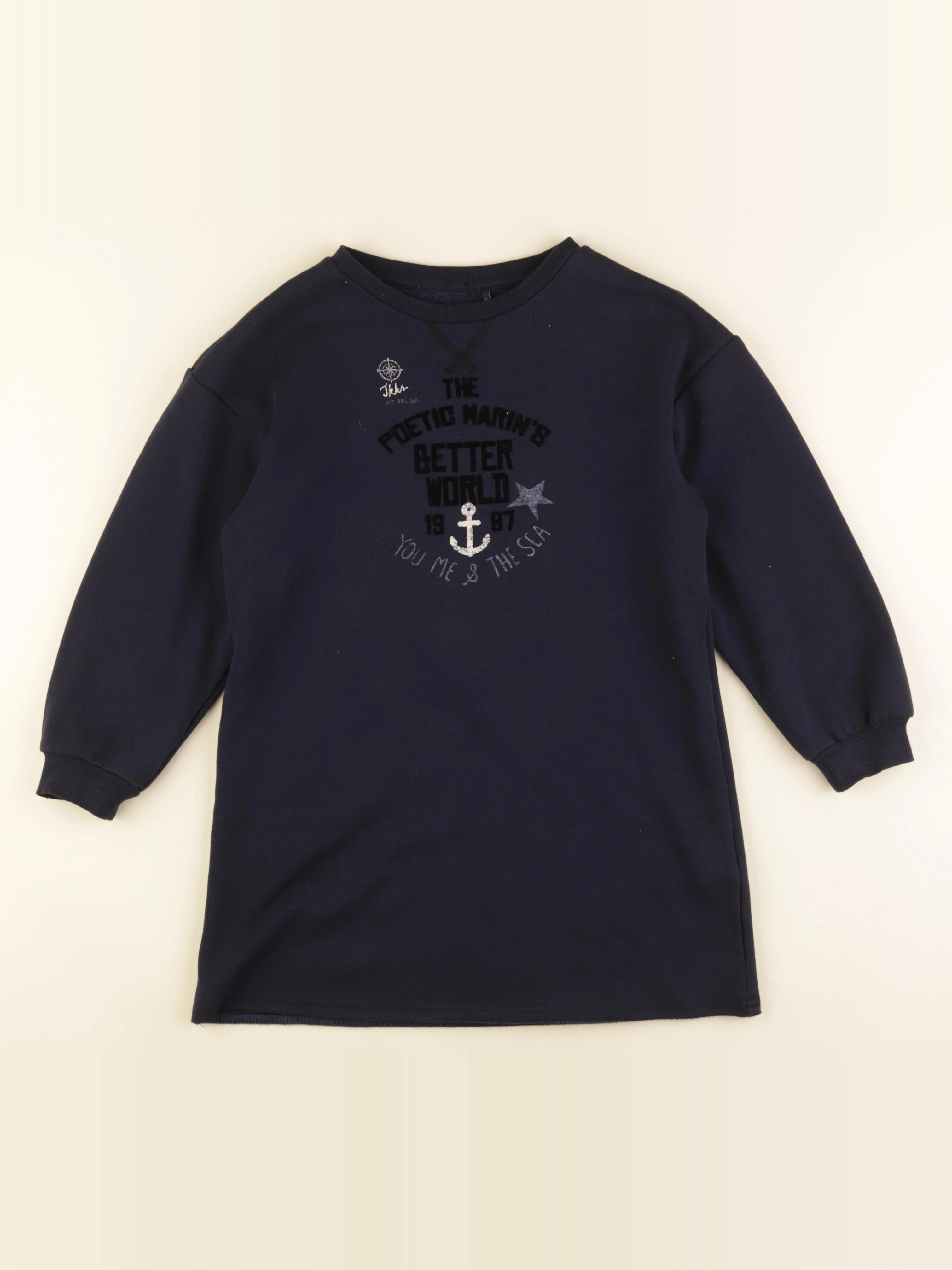 IKKS - robe bleu - 8 ans