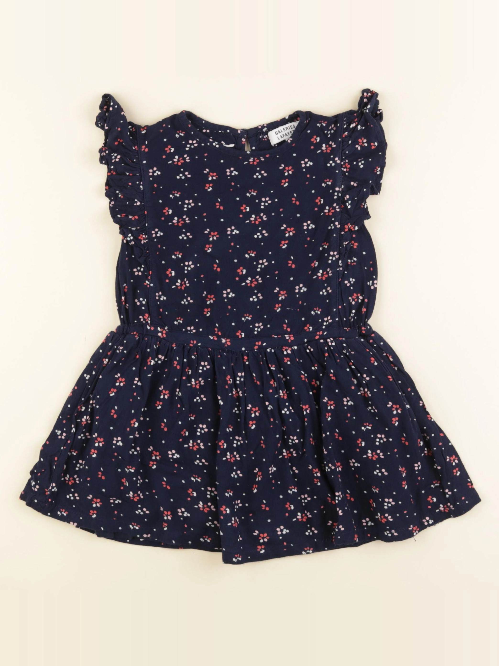 Galeries Lafayette - robe bleu - 4 ans