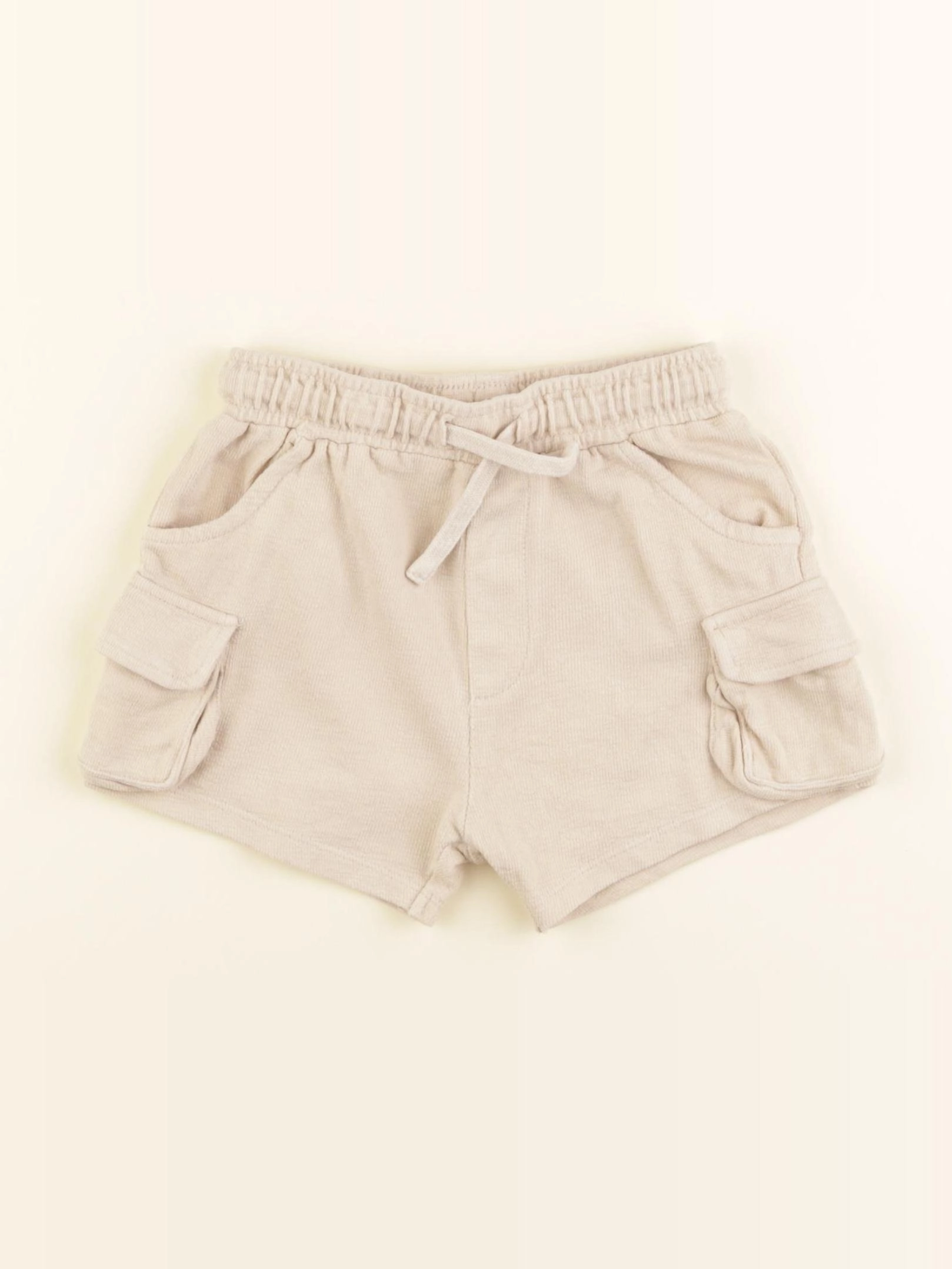 Vertbaudet - short beige - 18 mois