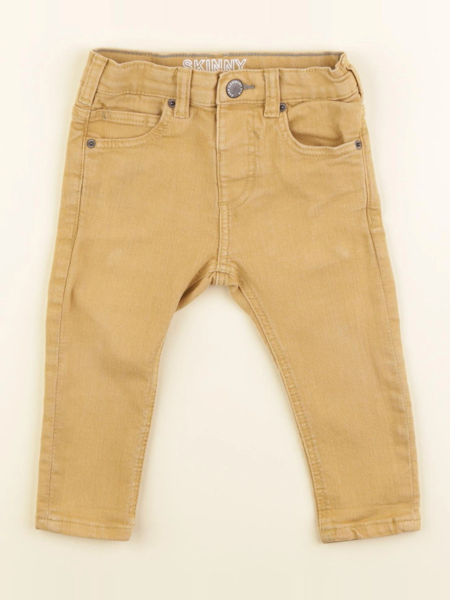 Zara - pantalon jaune - 9/12 mois