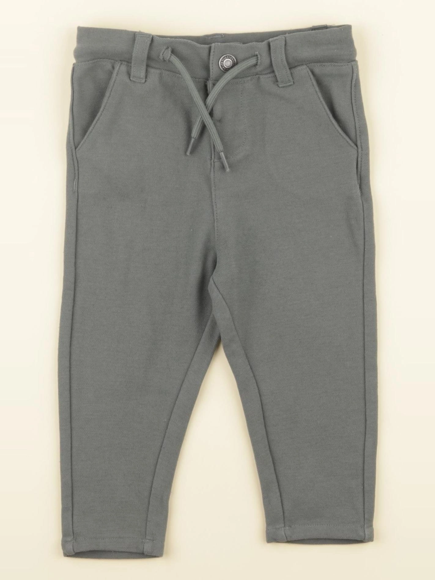 Vertbaudet - pantalon vert - 9 mois