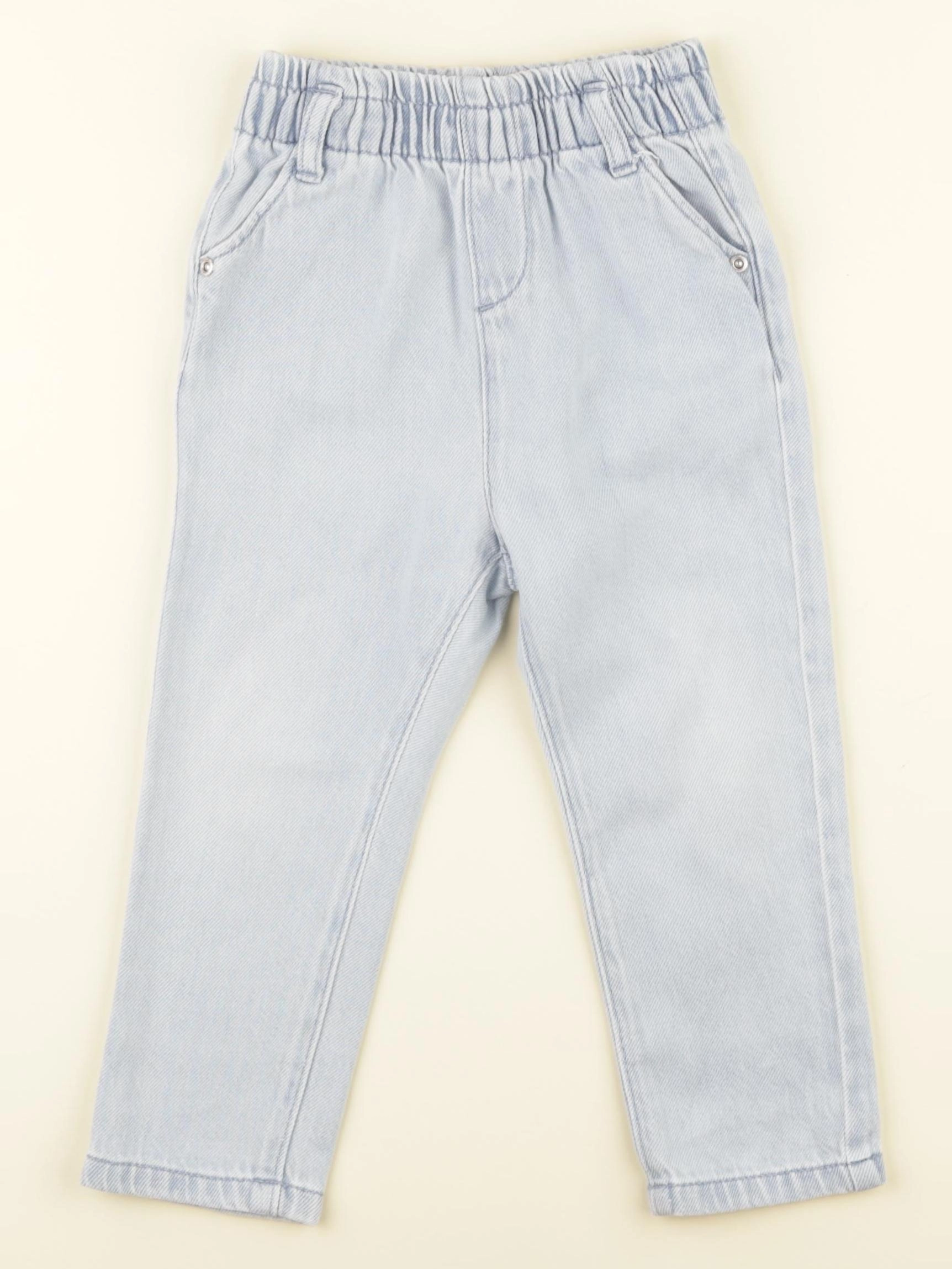 Vertbaudet - pantalon bleu - 24 mois