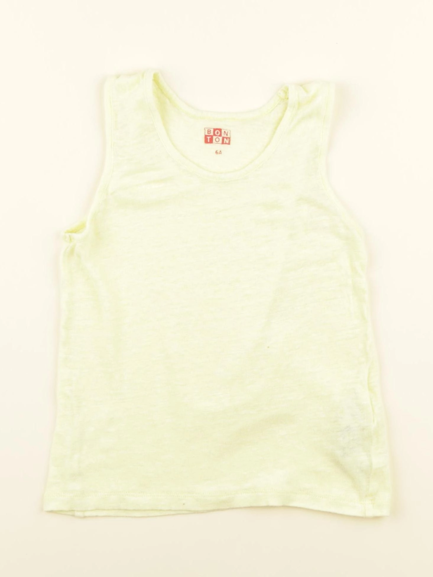 Bonton - débardeur jaune - 6 ans