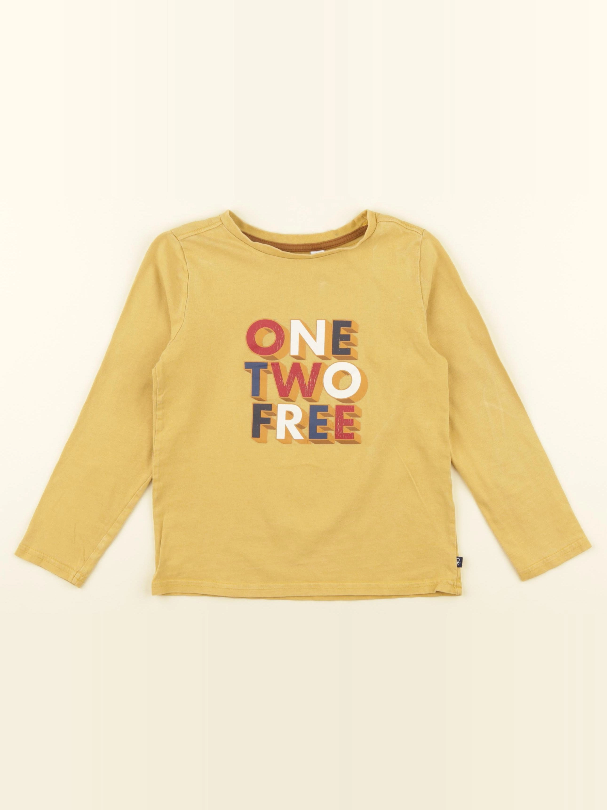 Okaidi - tee-shirt jaune - 6 ans
