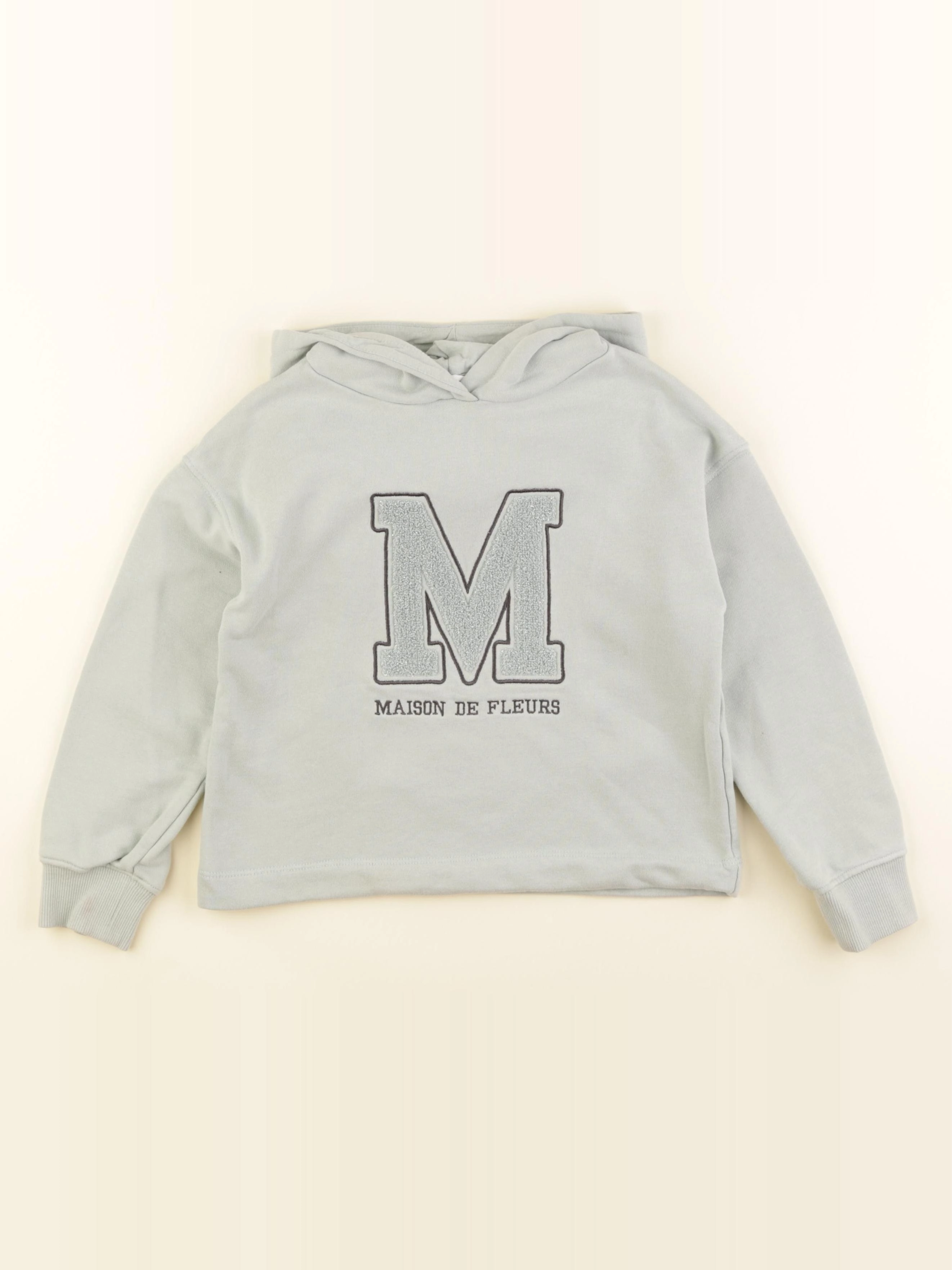 Mango - sweat vert - 7/8 ans