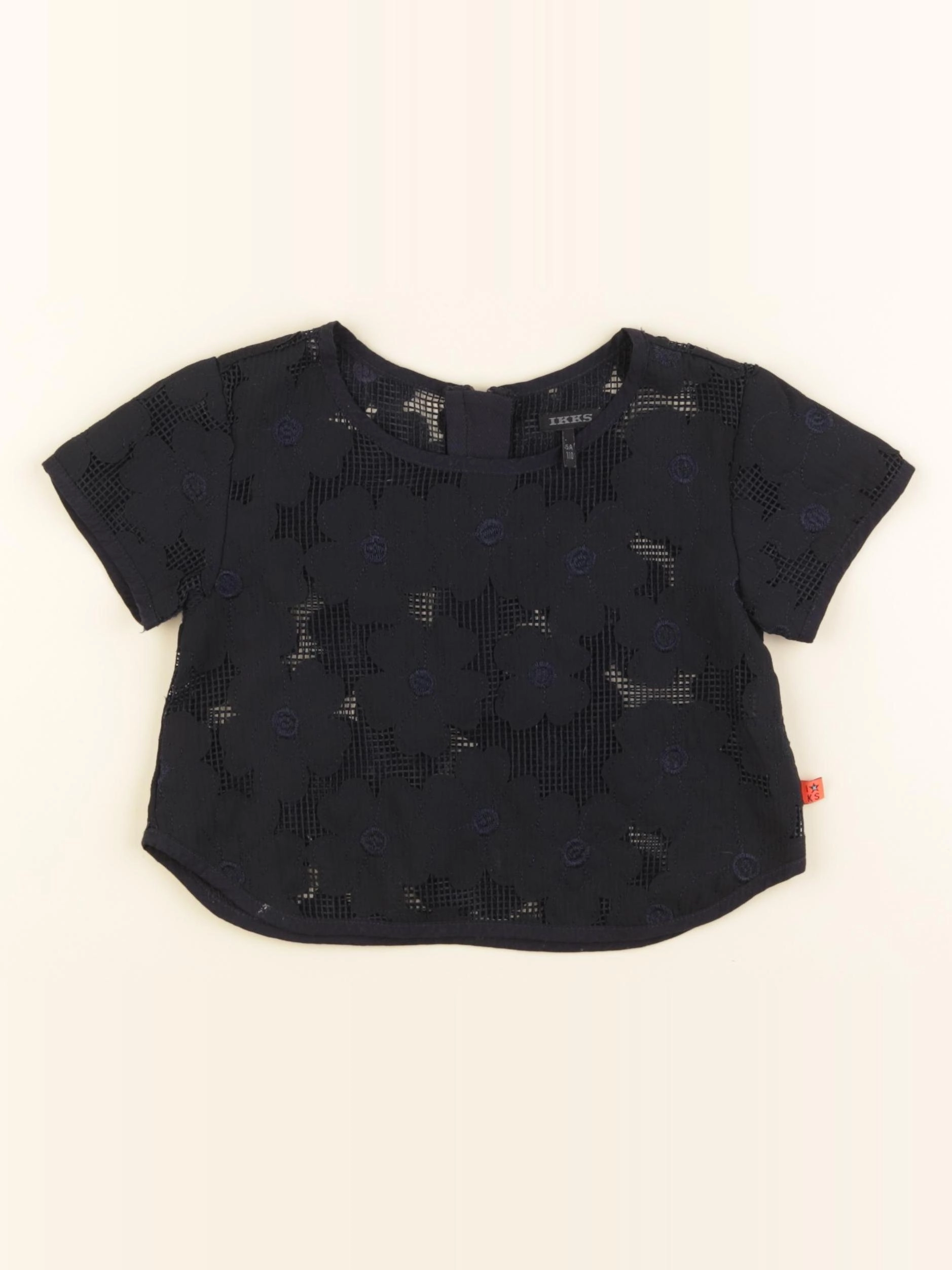 IKKS - blouse transparente bleu - 5 ans