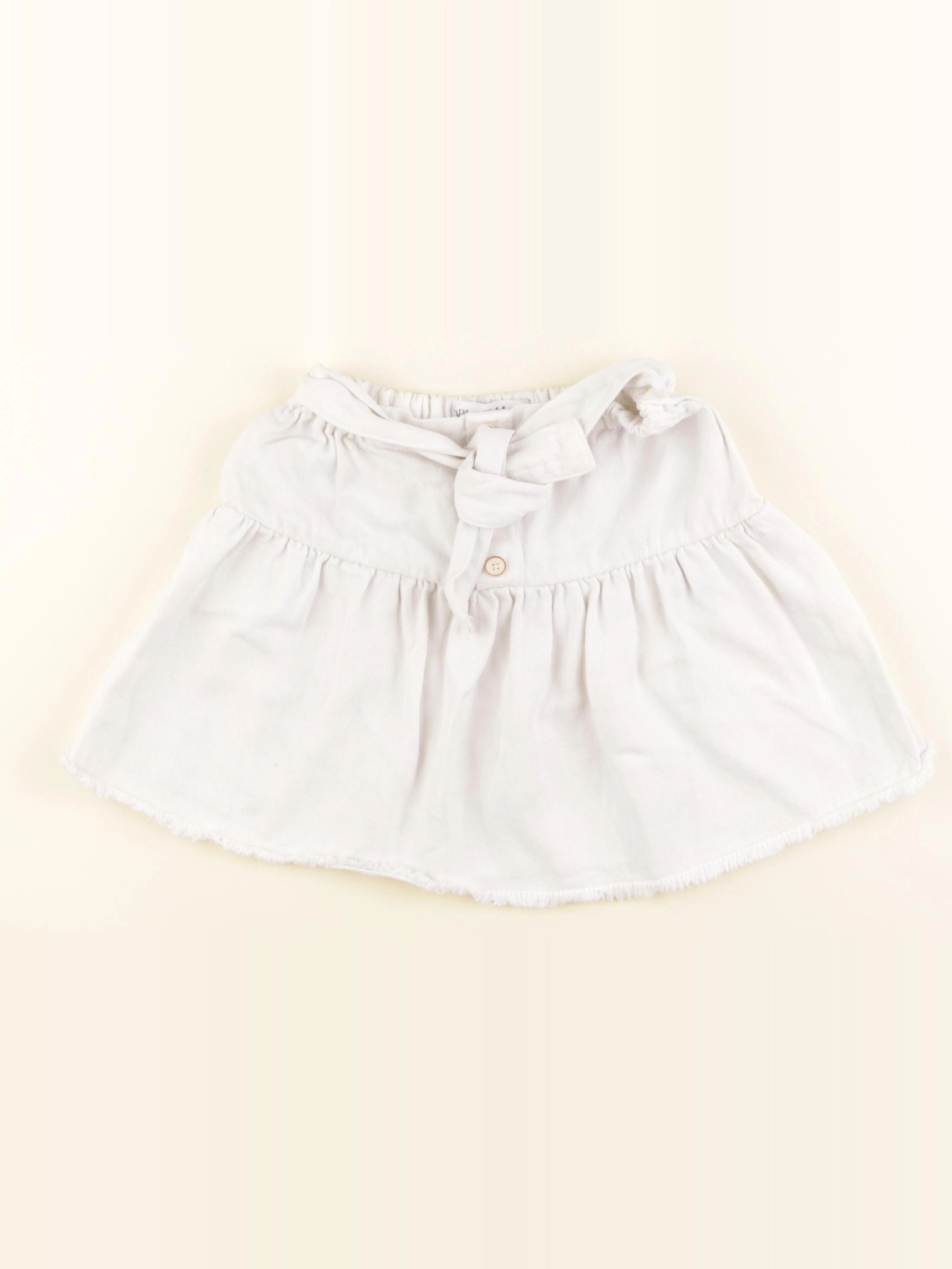 Zara - jupe blanc - 4/5 ans