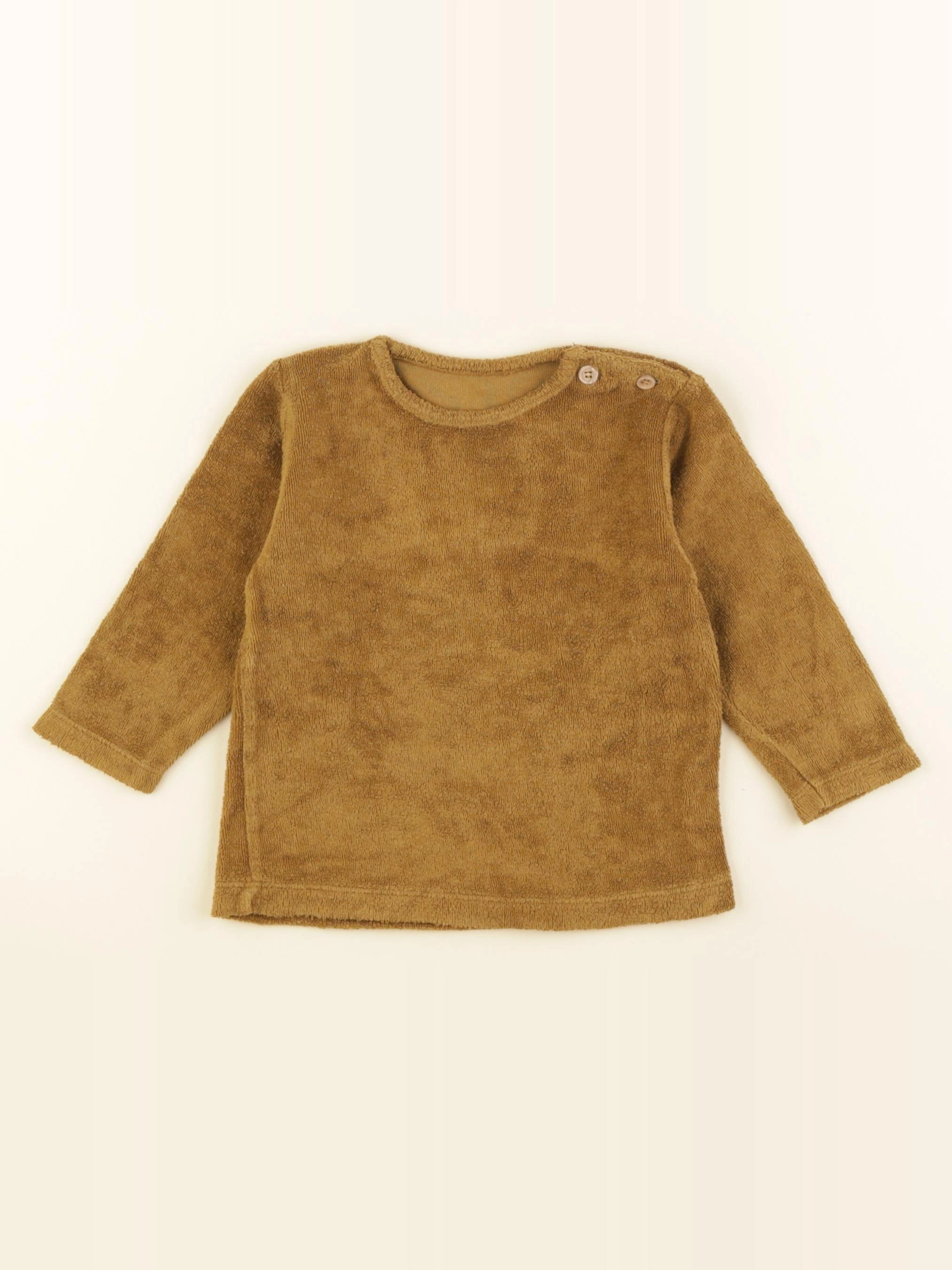 Poudre Organic - pull vert - 18 mois