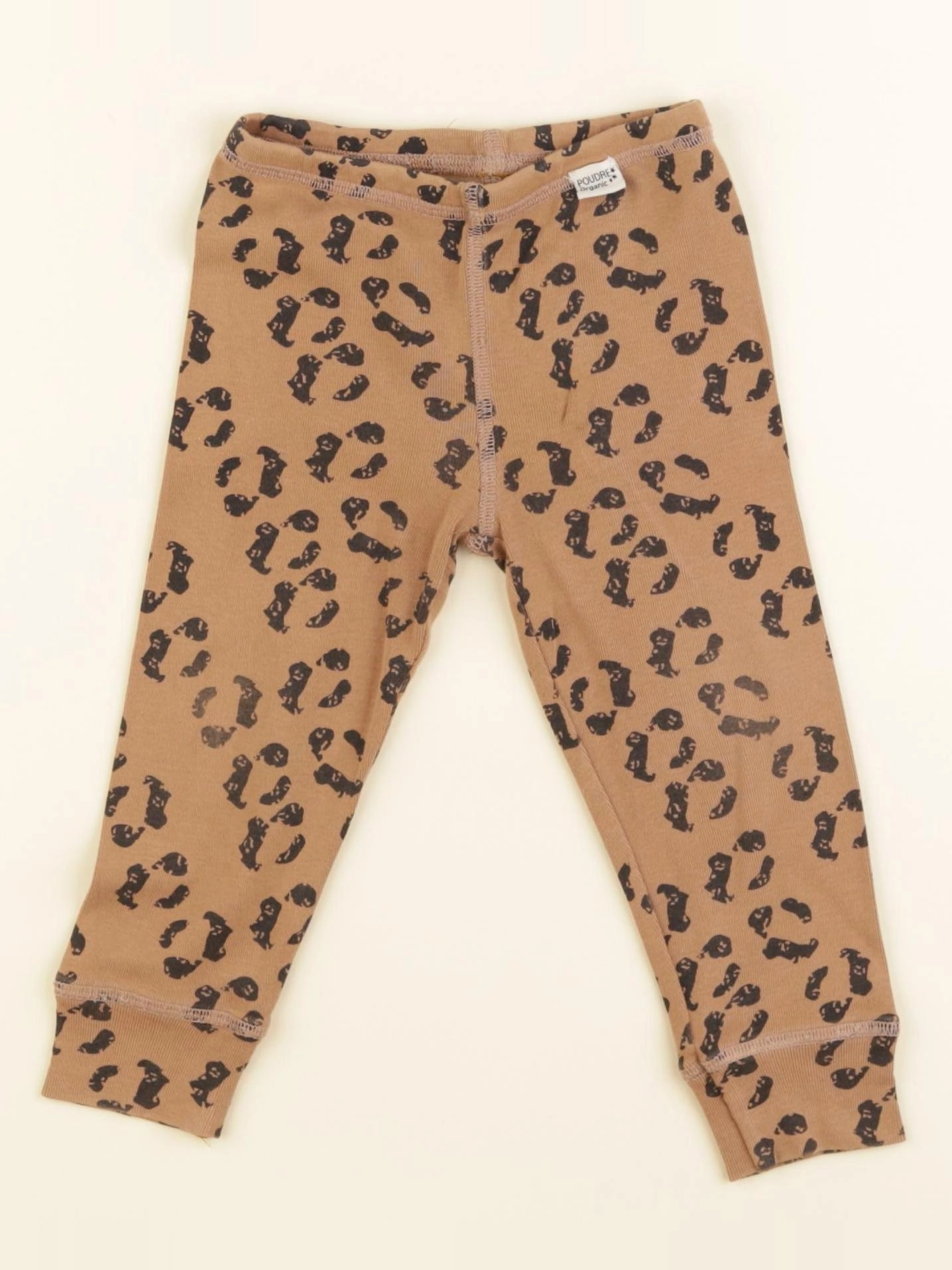 Poudre Organic - legging marron - 18 mois
