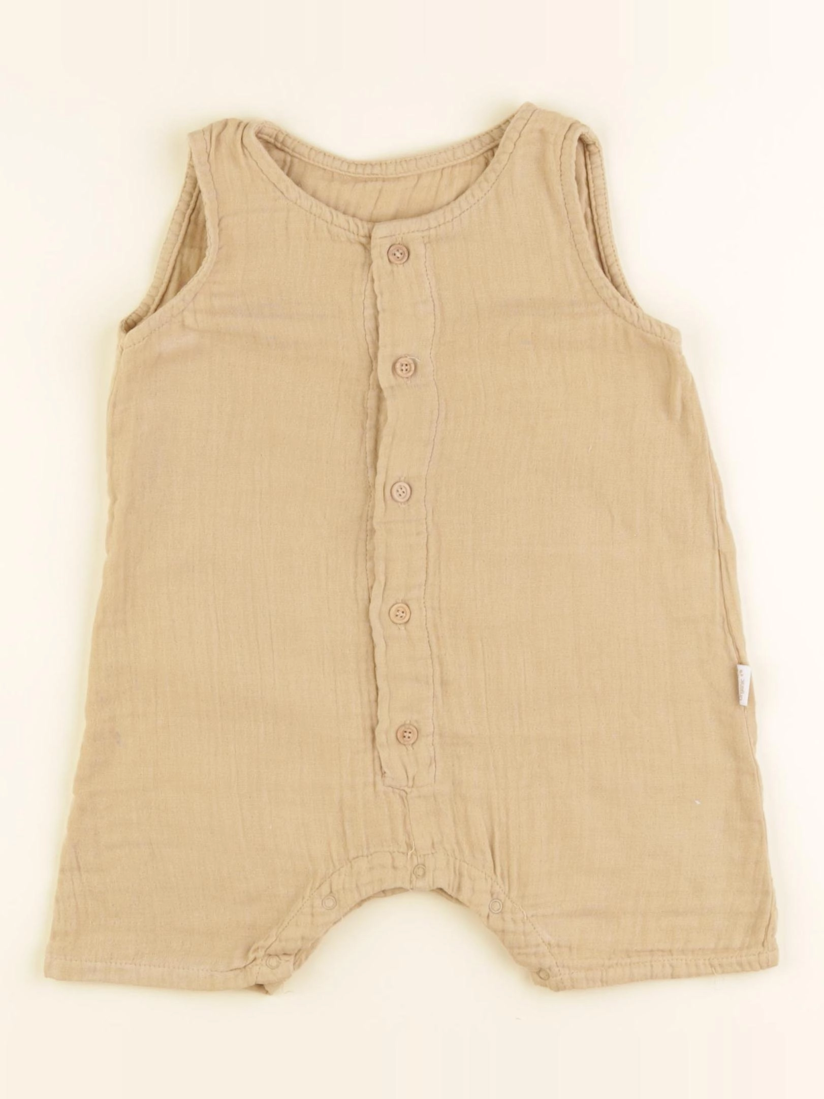 Poudre Organic - combinaison beige - 18 mois