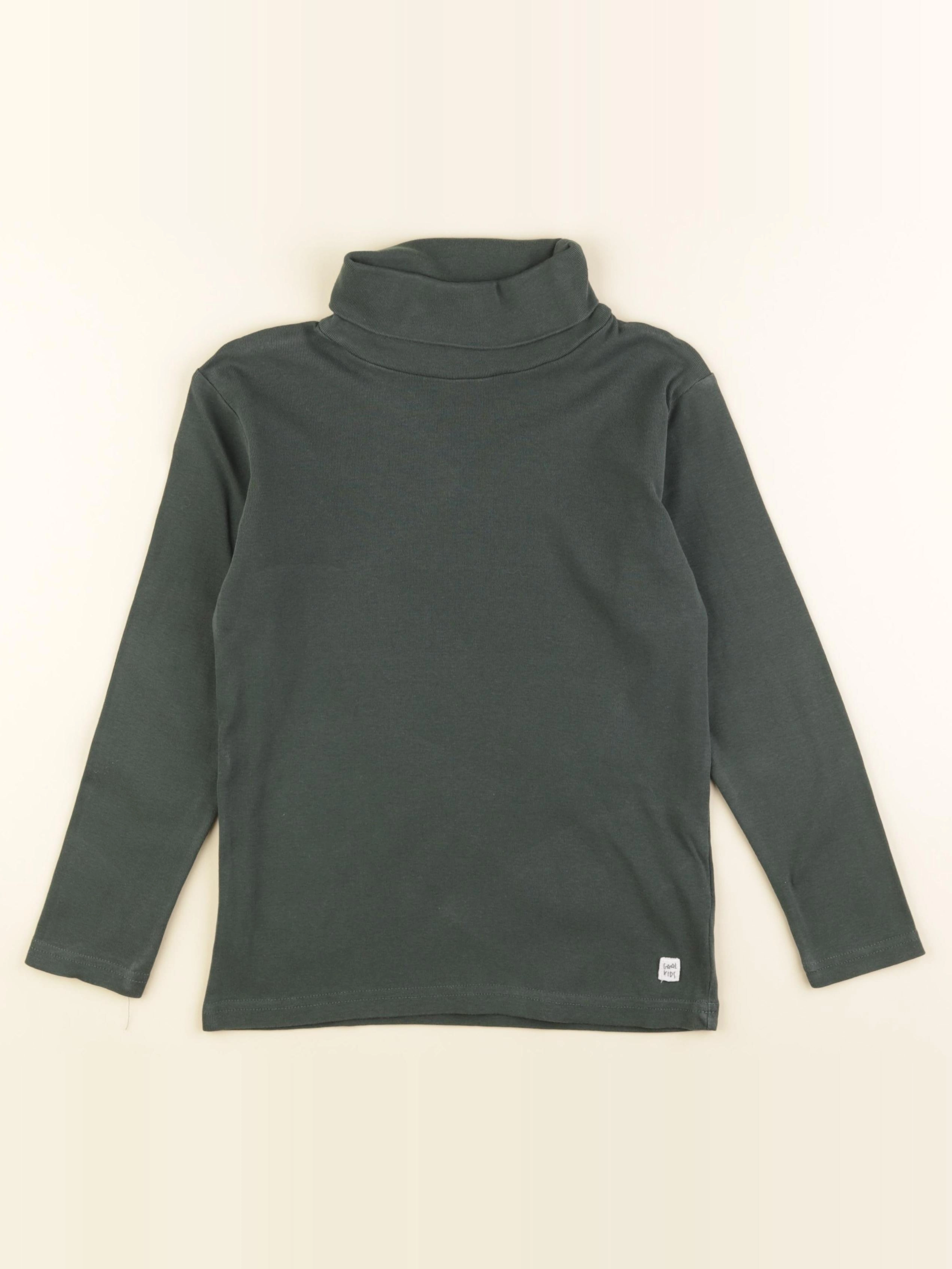 Vertbaudet - sous-pull vert - 10 ans