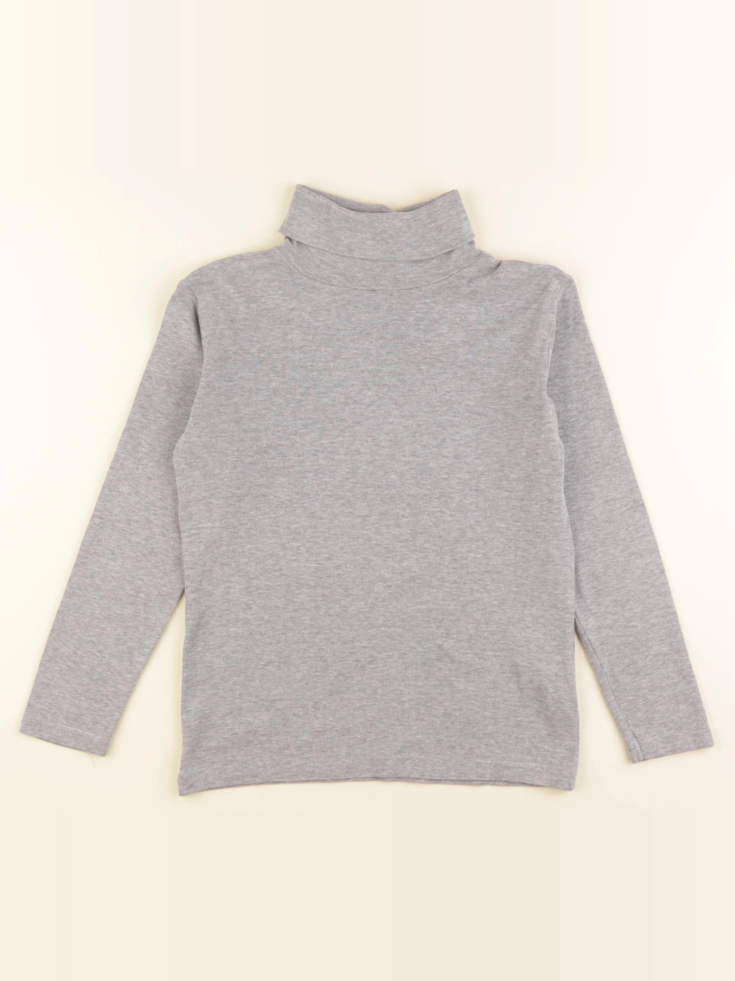 Vertbaudet - sous-pull gris - 10 ans