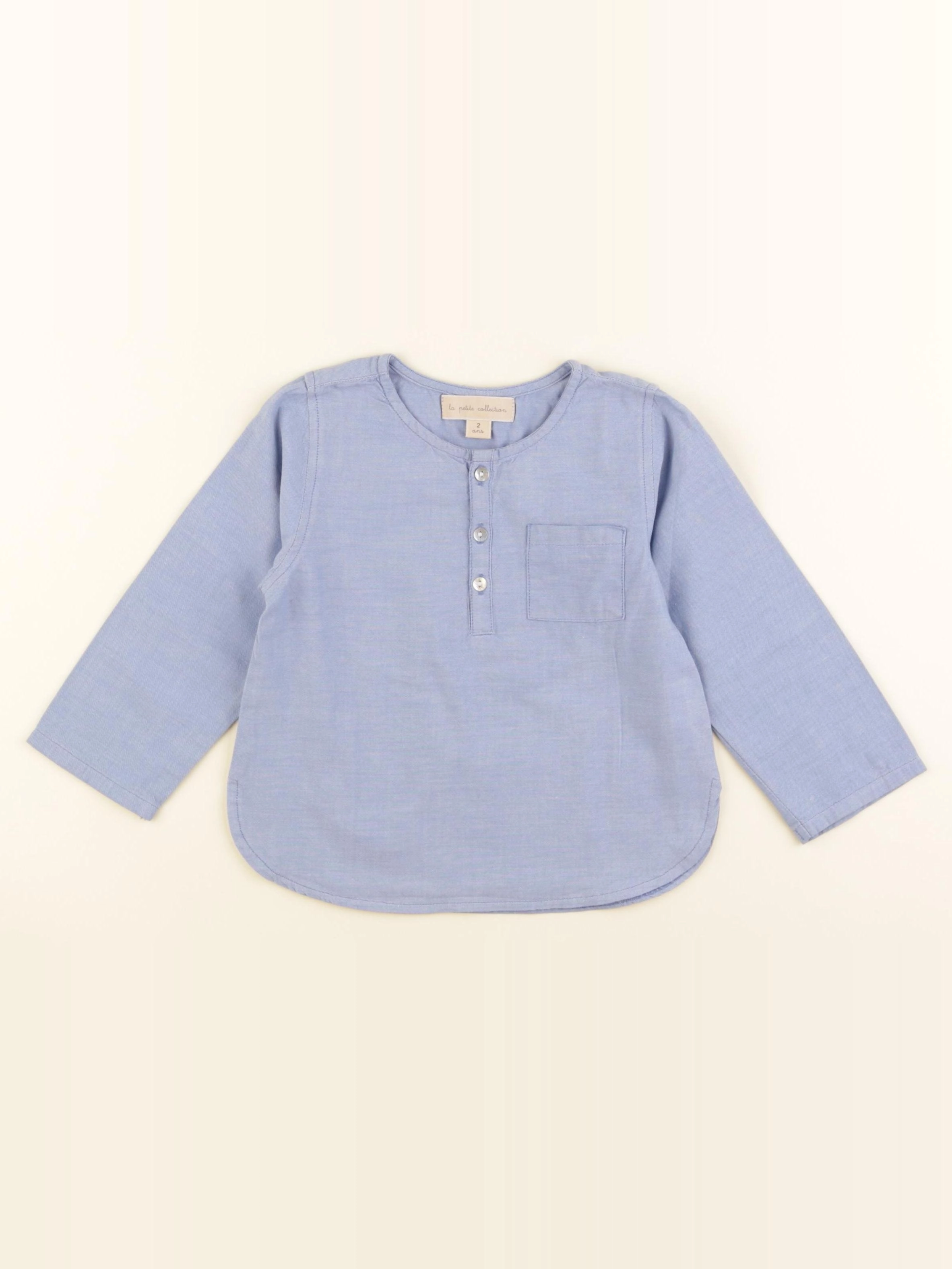 La Petite Collection - chemise bleu - 2 ans