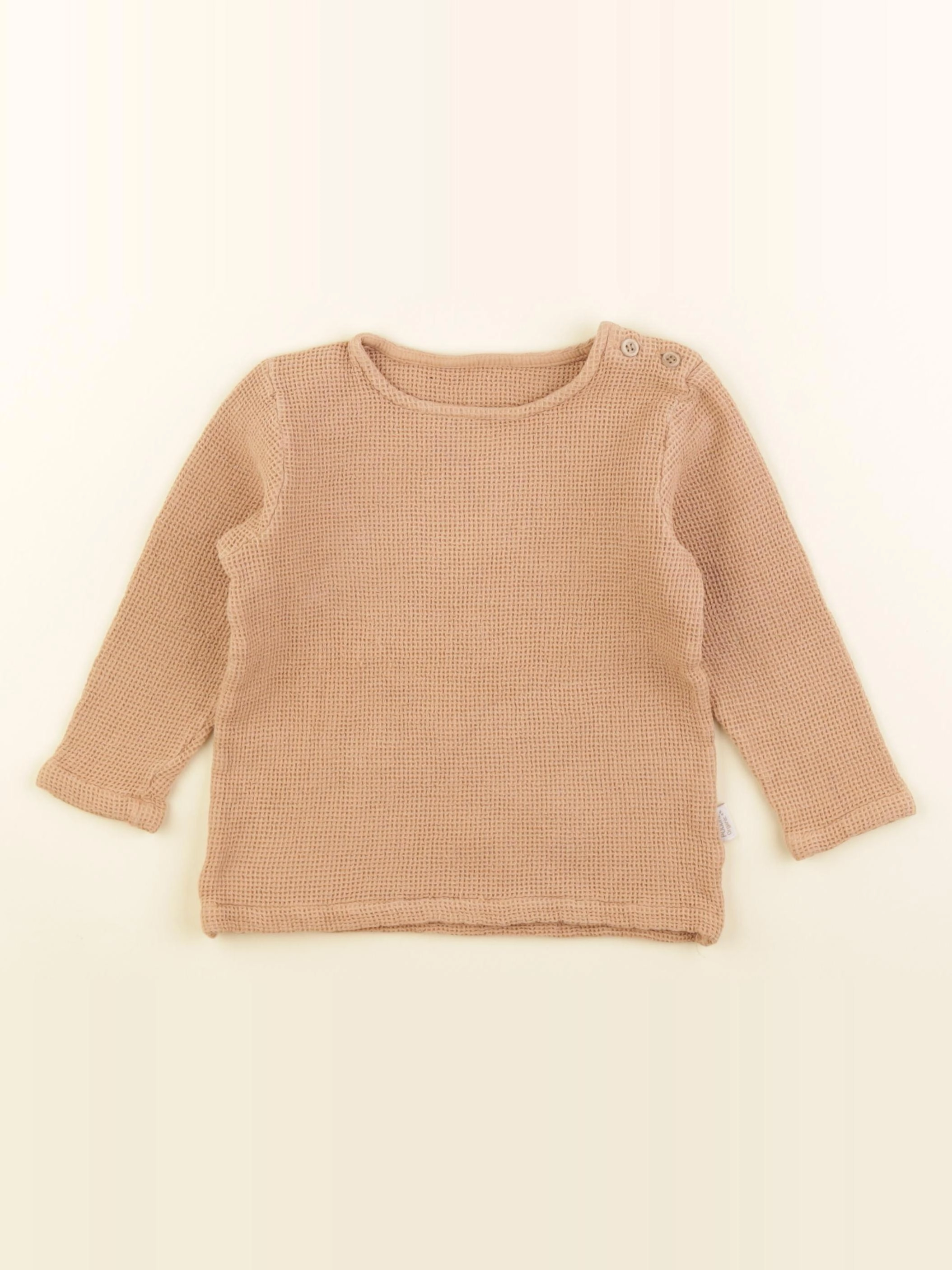 Poudre Organic - pull marron - 18 mois