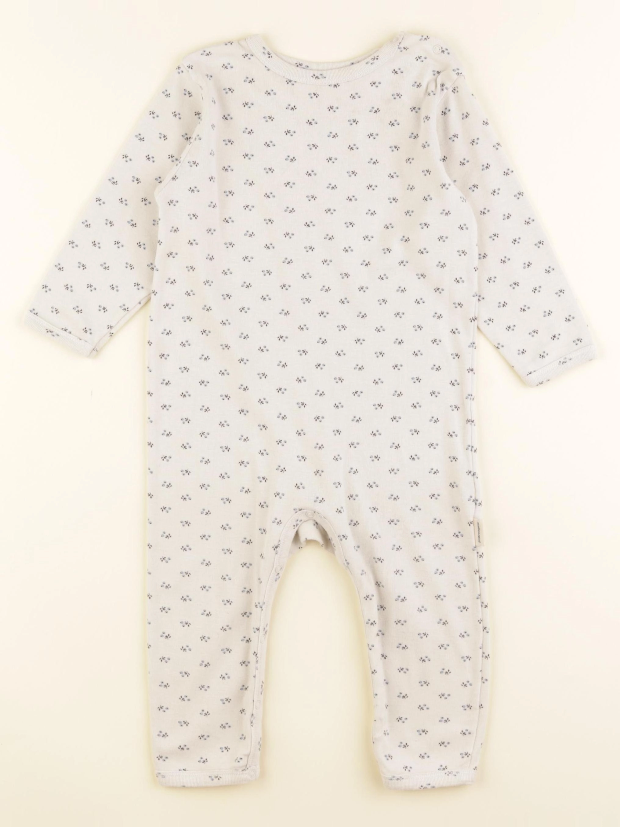 Poudre Organic - combinaison beige - 18 mois