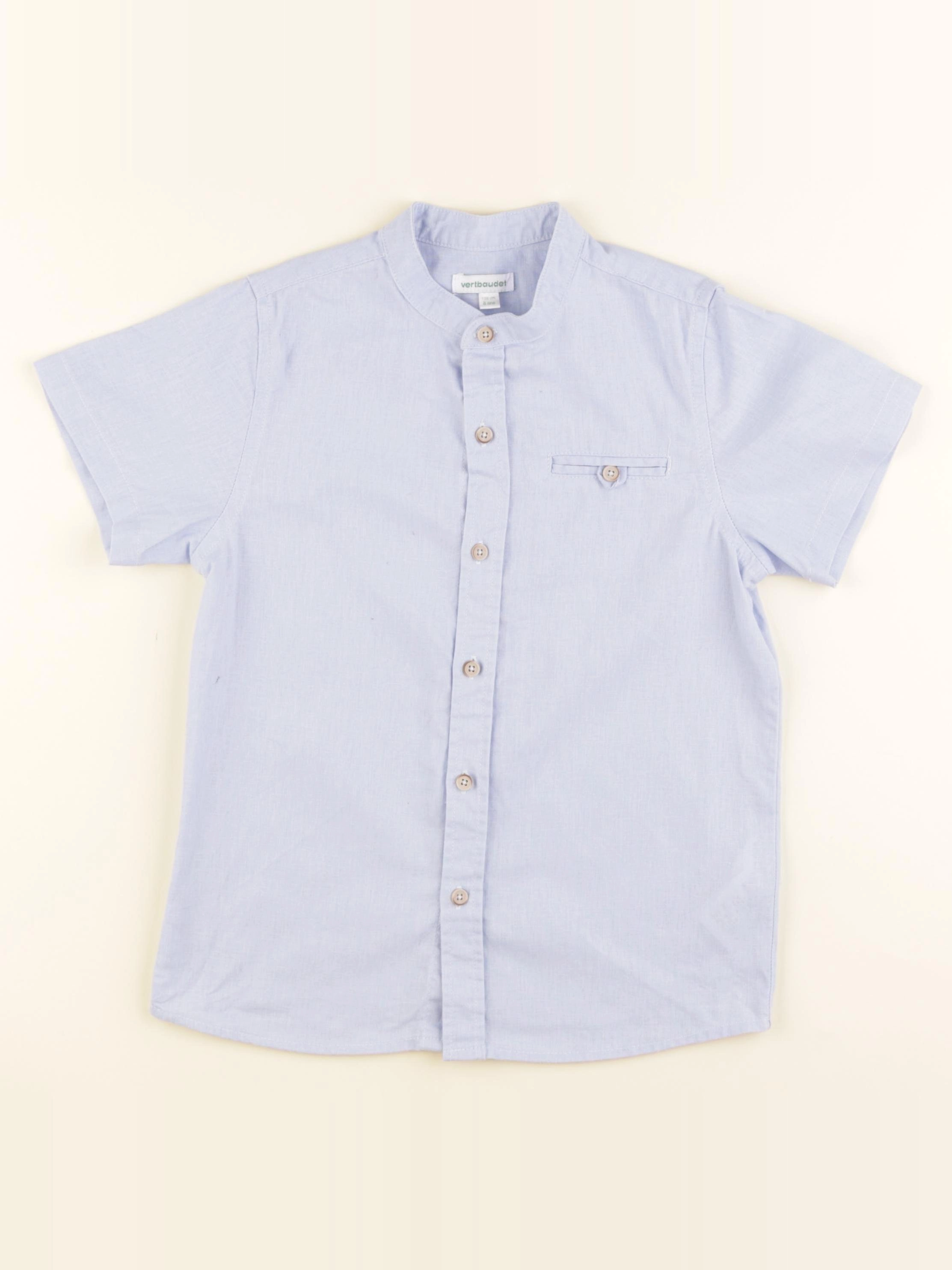 Vertbaudet - chemise bleu - 8 ans