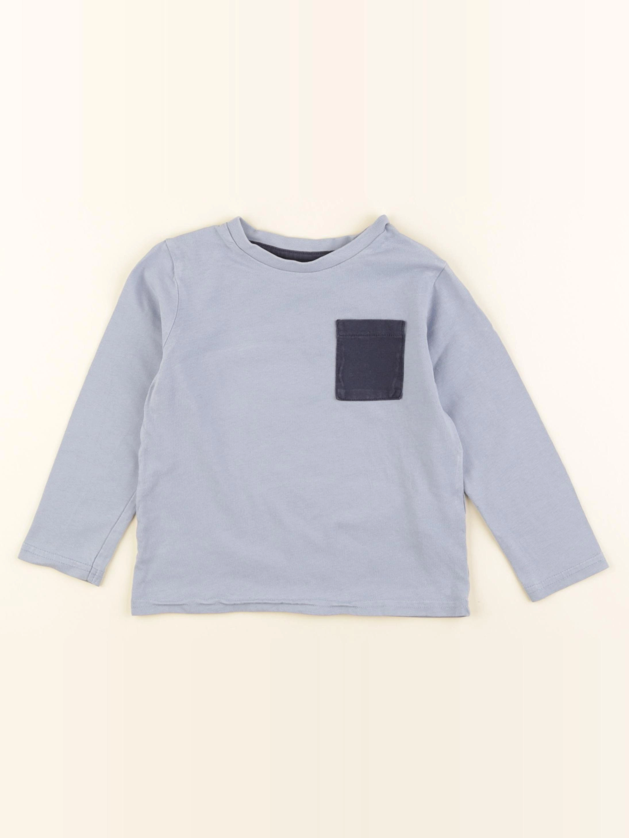 Vertbaudet - tee-shirt bleu - 3 ans