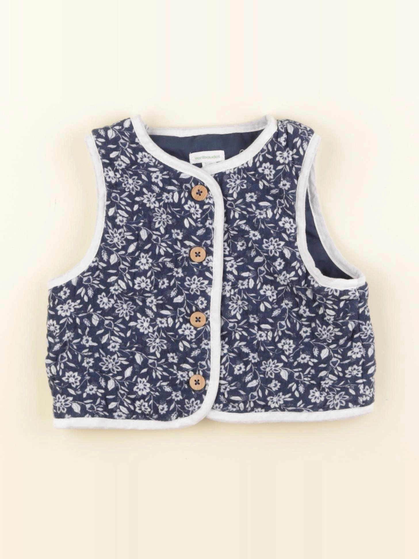 Vertbaudet - gilet bleu - 18 mois