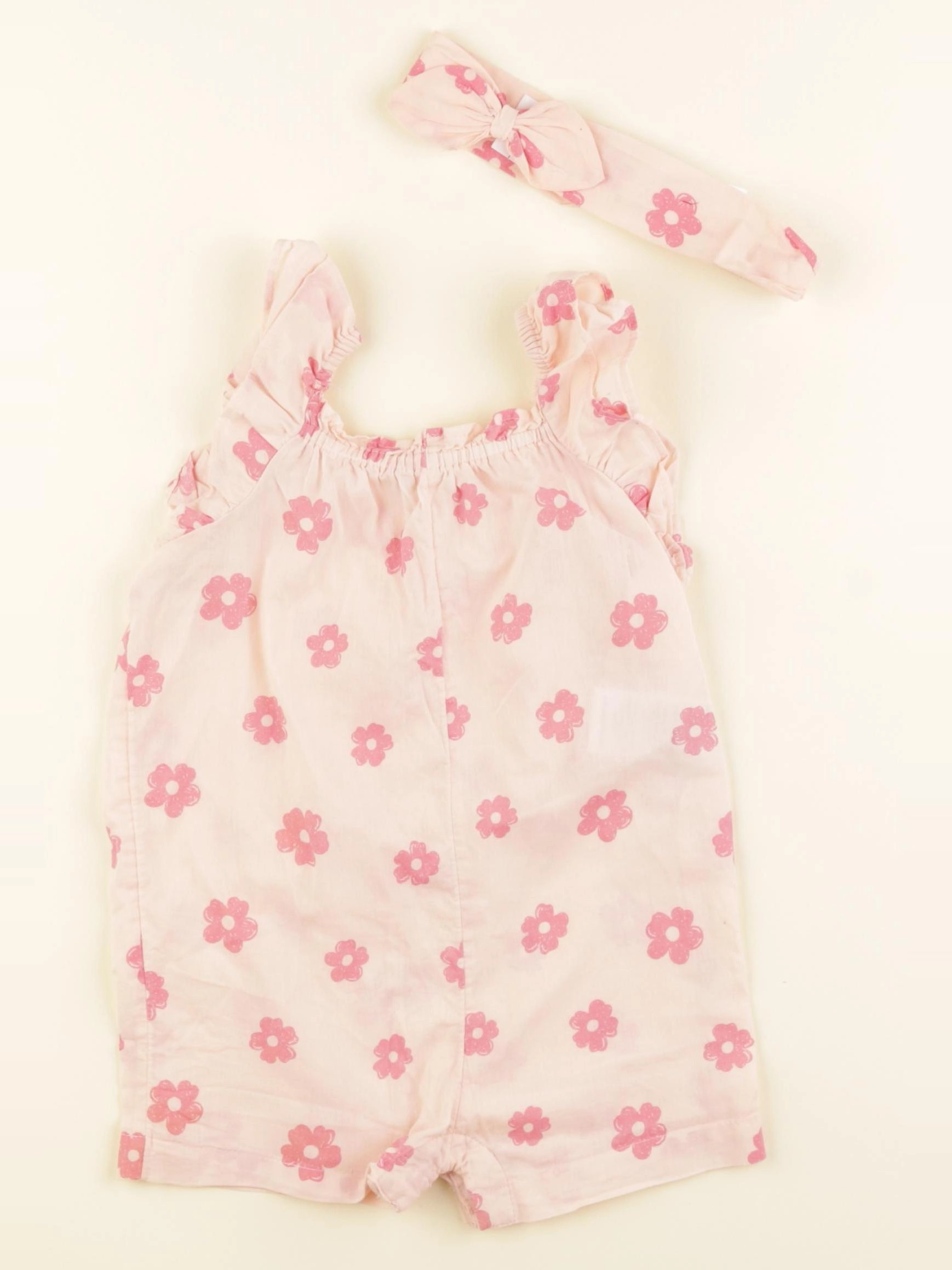 Vertbaudet - combinaison rose - 18 mois