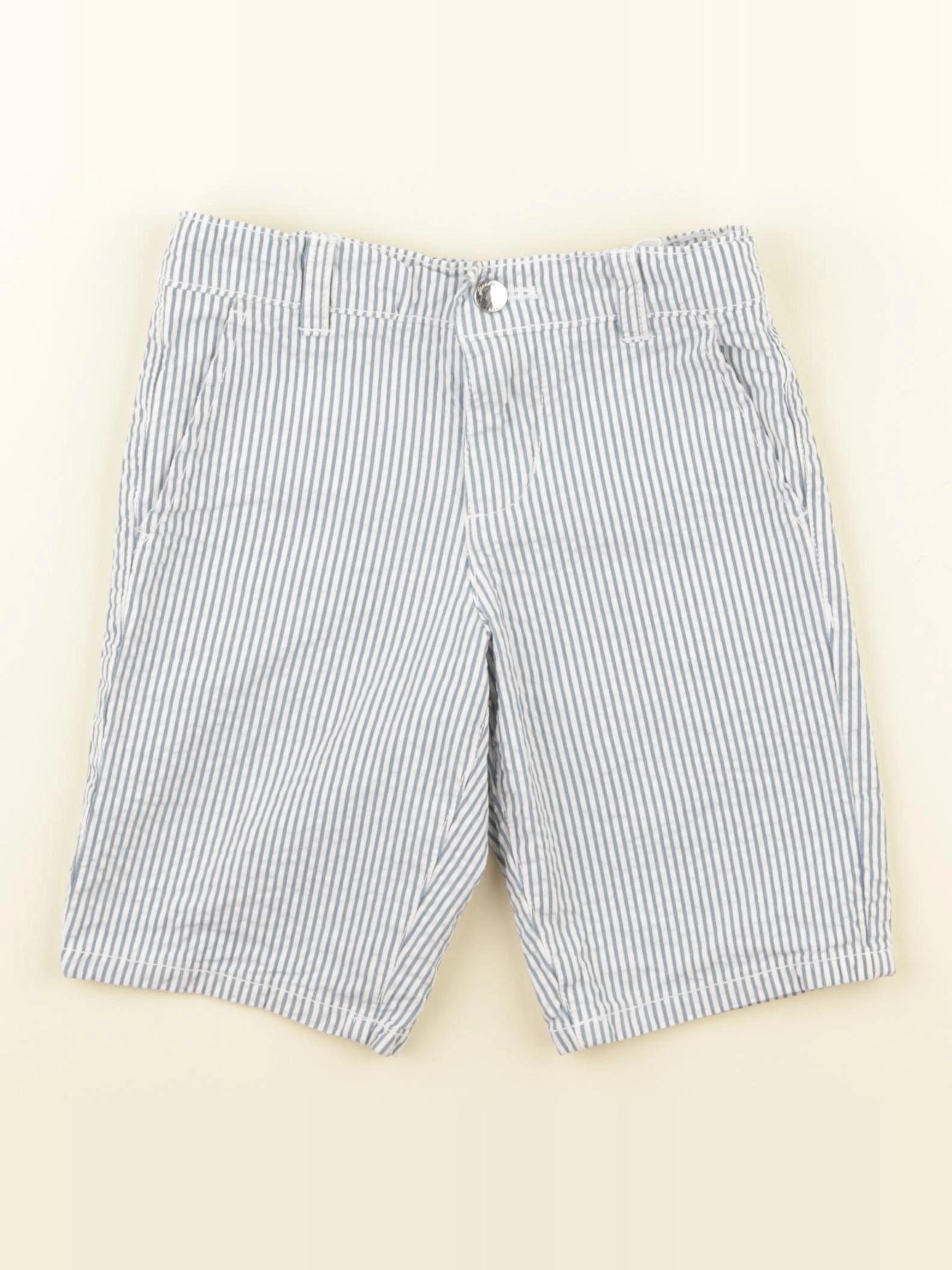 Jacadi - short blanc, bleu - 4 ans