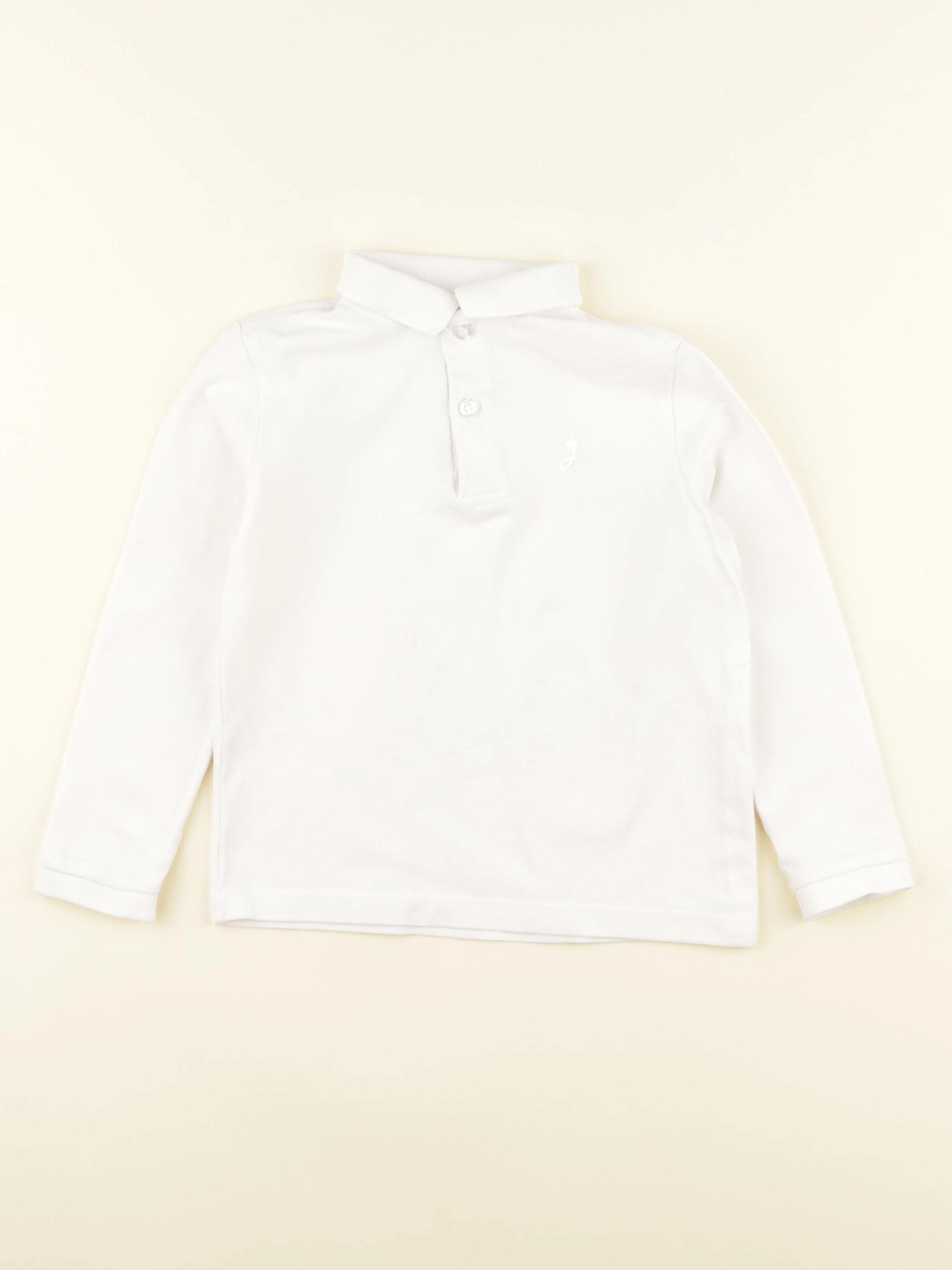 Jacadi - polo blanc - 4 ans