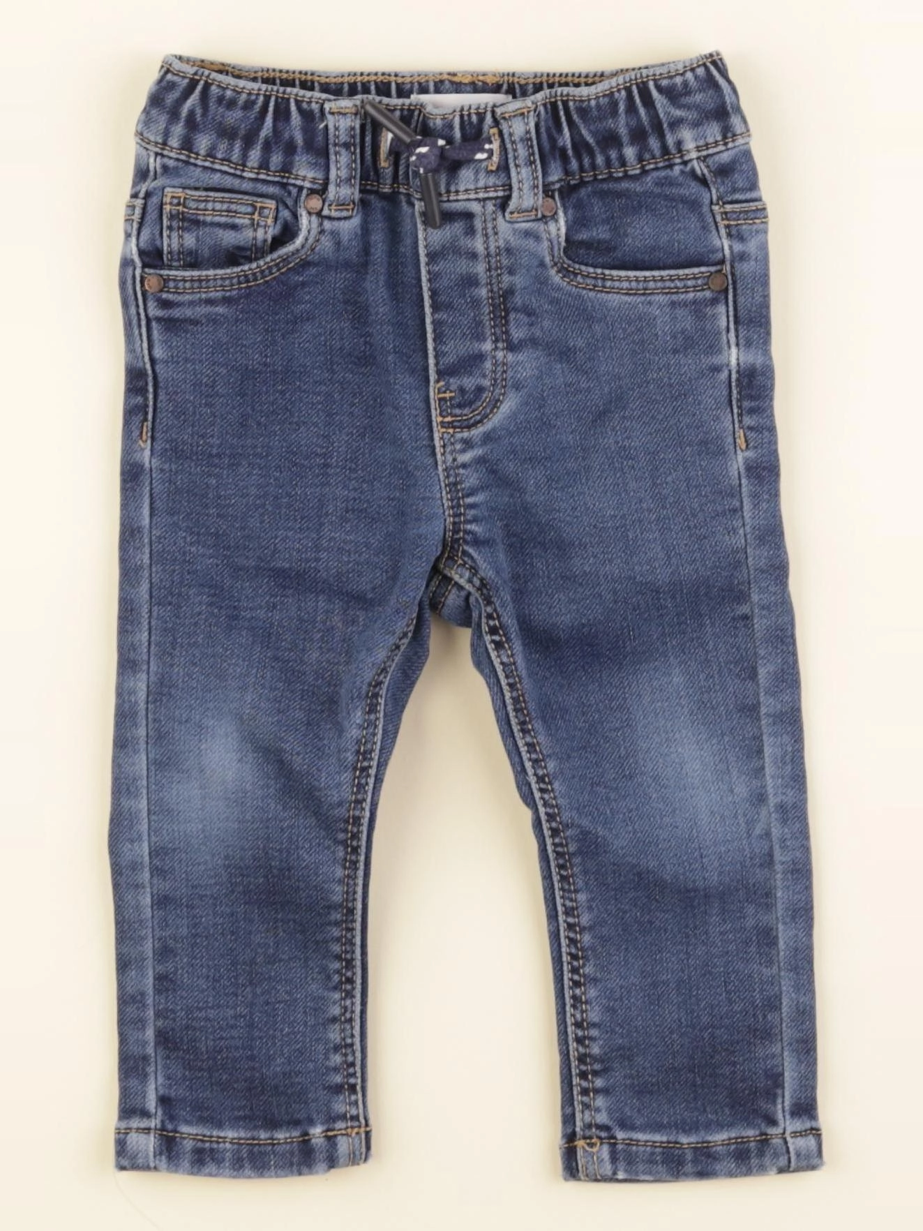 Mango - jean bleu - 9/12 mois