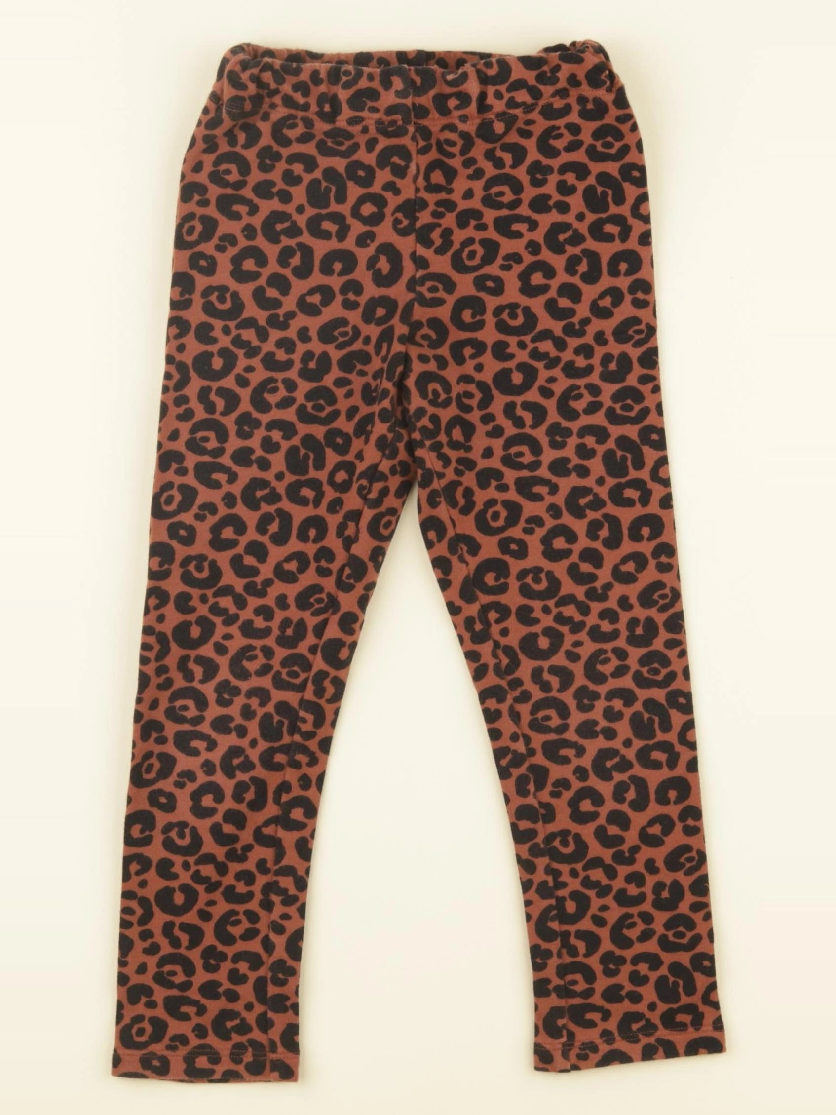 H&M - pantalon marron, noir - 3/4 ans