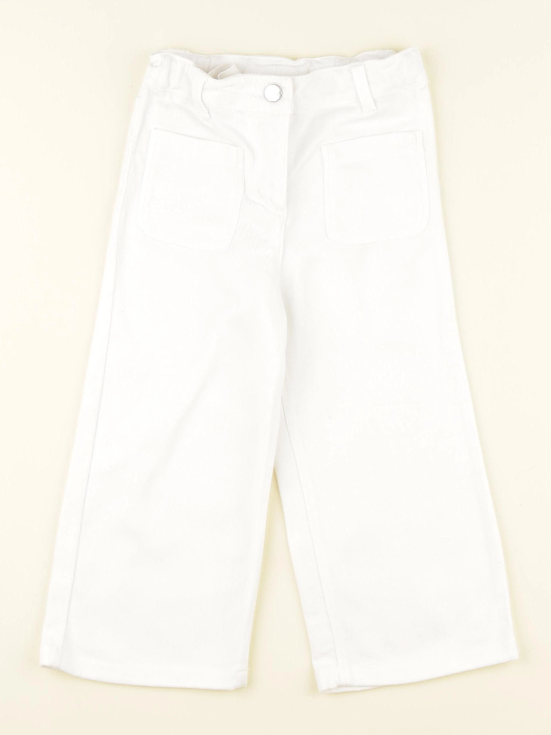 Jacadi - jean blanc - 4 ans