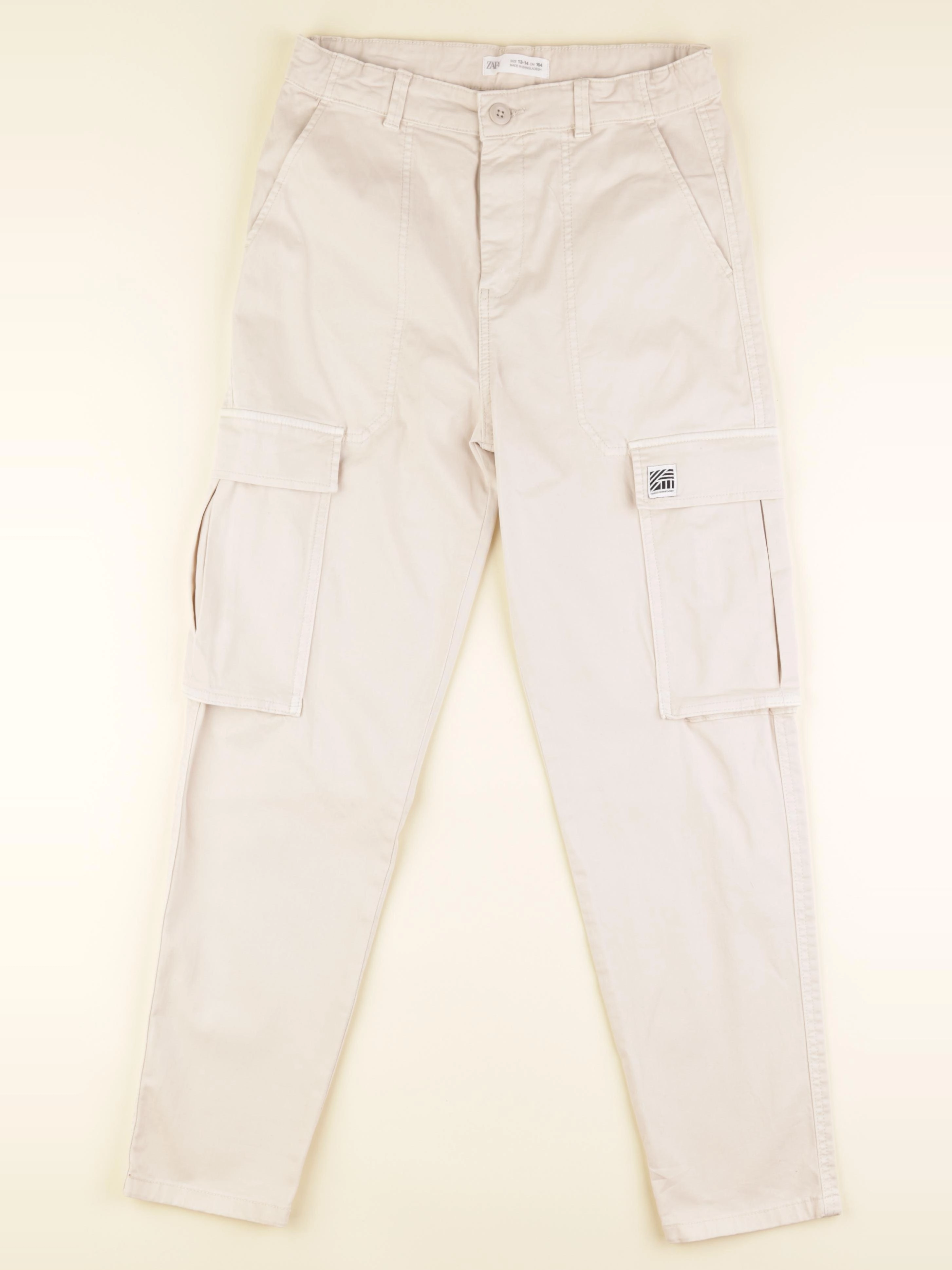 Zara - pantalon beige - 13/14 ans