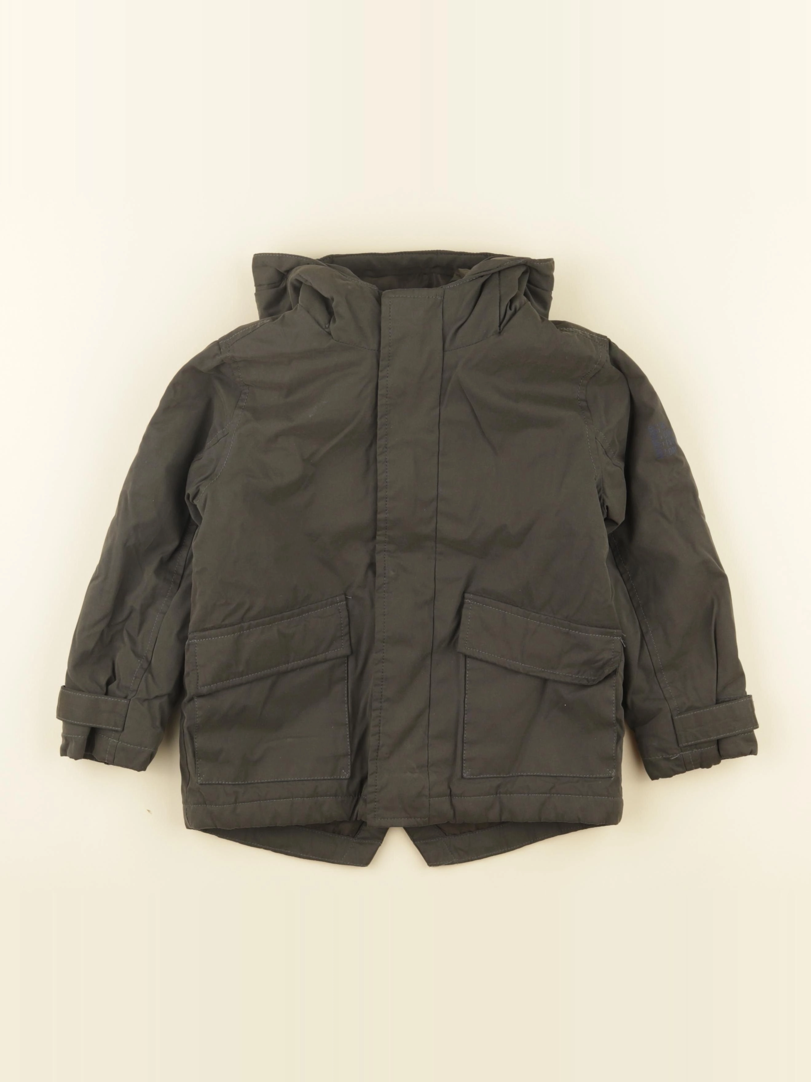 Vertbaudet - manteau vert - 4 ans